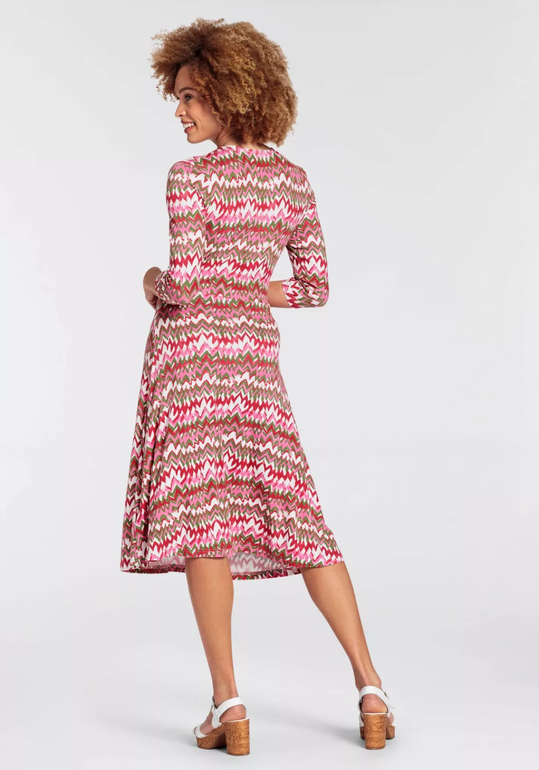 Boysens Jerseykleid, mit Alloverprint - NEUE KOLLEKTION günstig online kaufen