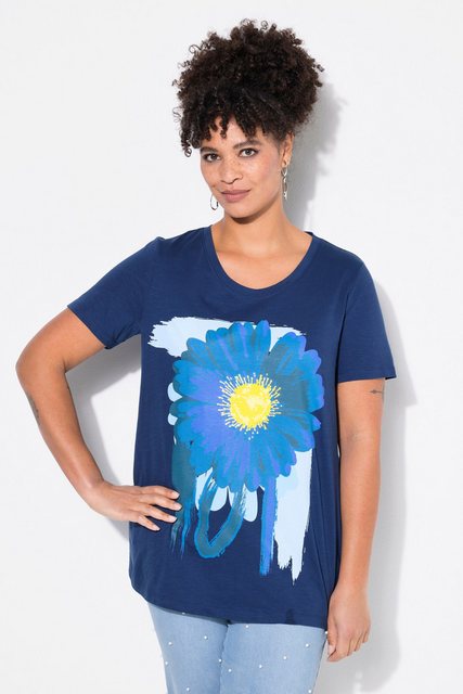 MIAMODA T-Shirt T-Shirt Blüten-Motiv günstig online kaufen