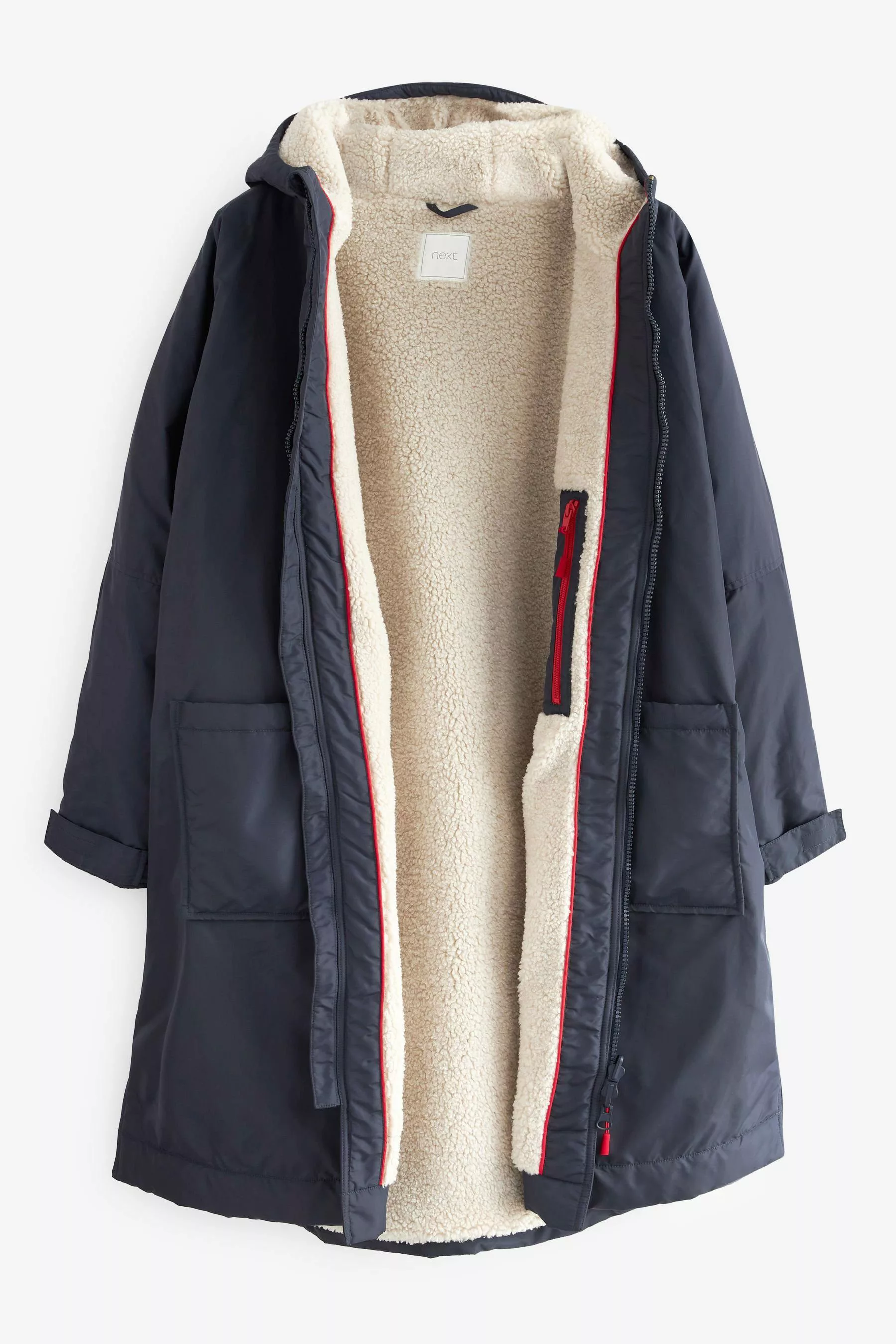 Next Badeponcho Umziehmantel Wärmemantel, Polyamid günstig online kaufen