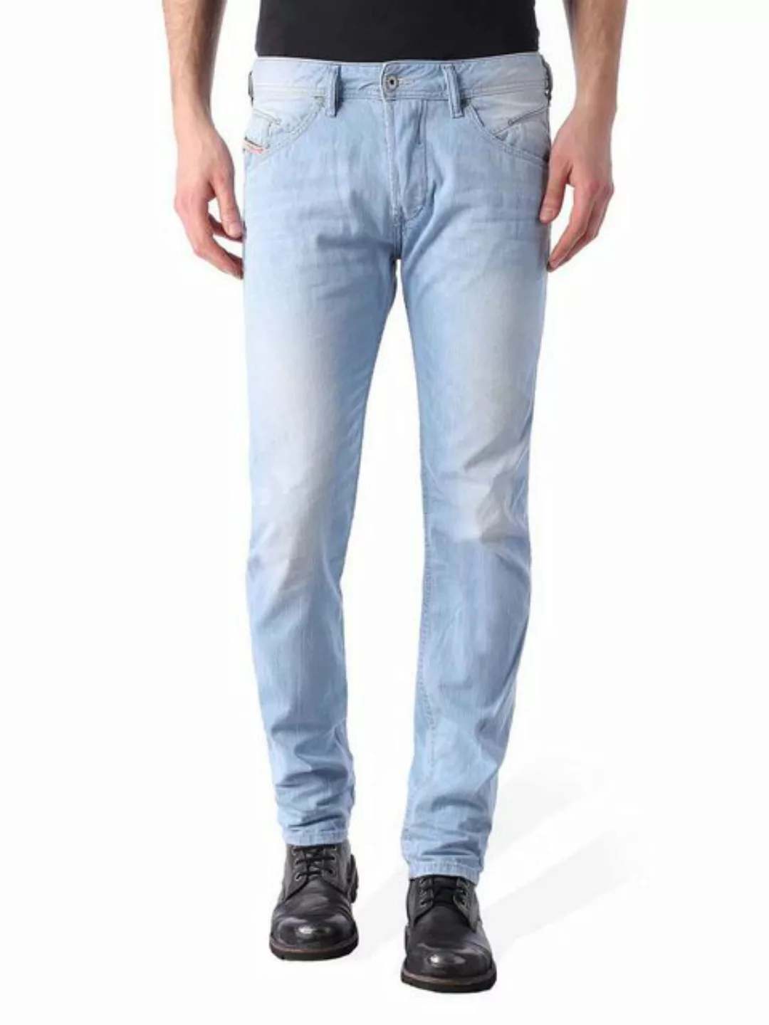 Diesel Slim-fit-Jeans Diesel Belther 0852I Herren Jeans Regular Slim Straig günstig online kaufen