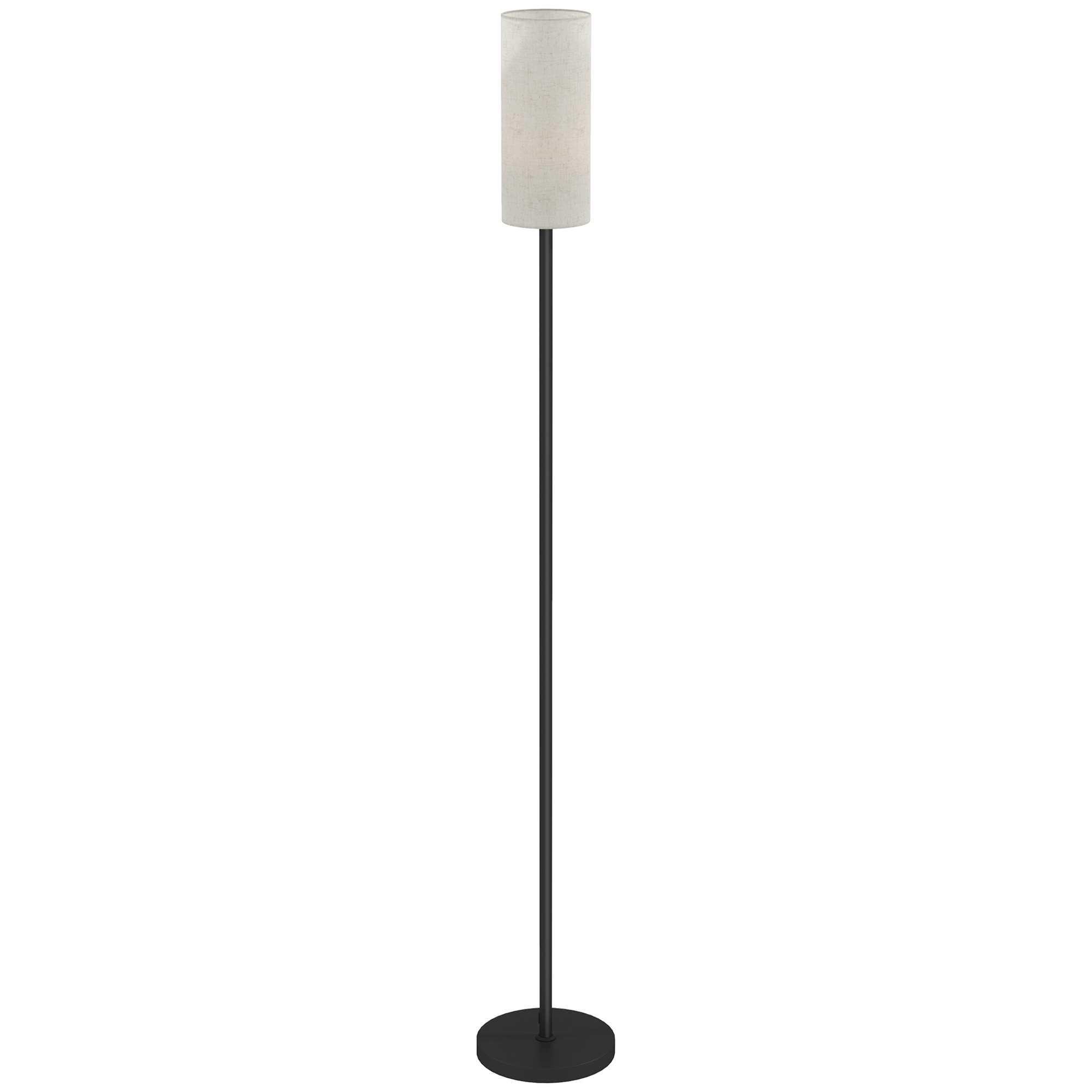 HOMCOM Stehlampe, Stehleuchte mit Lampenschirm aus Stoff, E27 Fassung, Stan günstig online kaufen