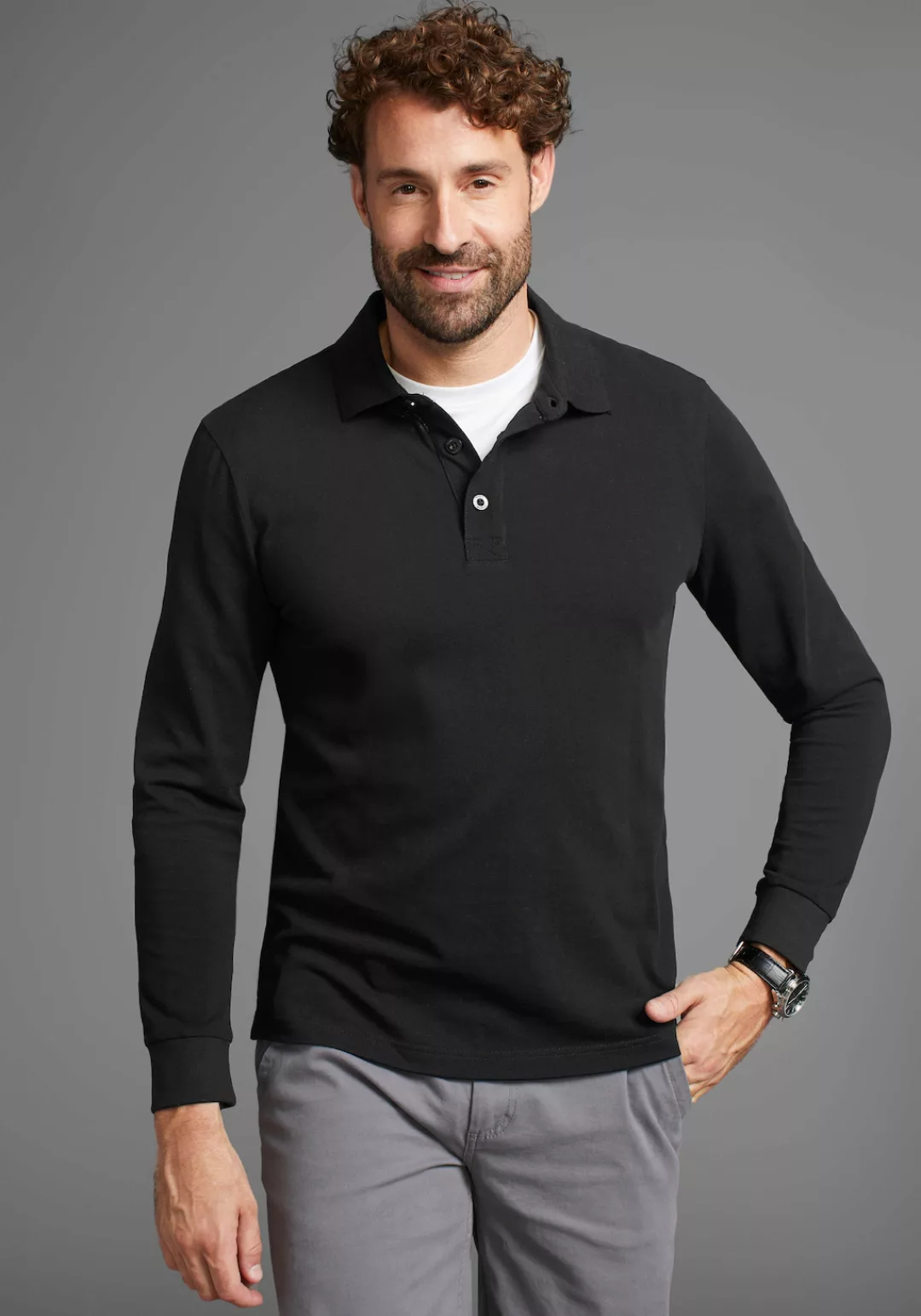 Mans World Poloshirt, in Pique´ Qualität günstig online kaufen