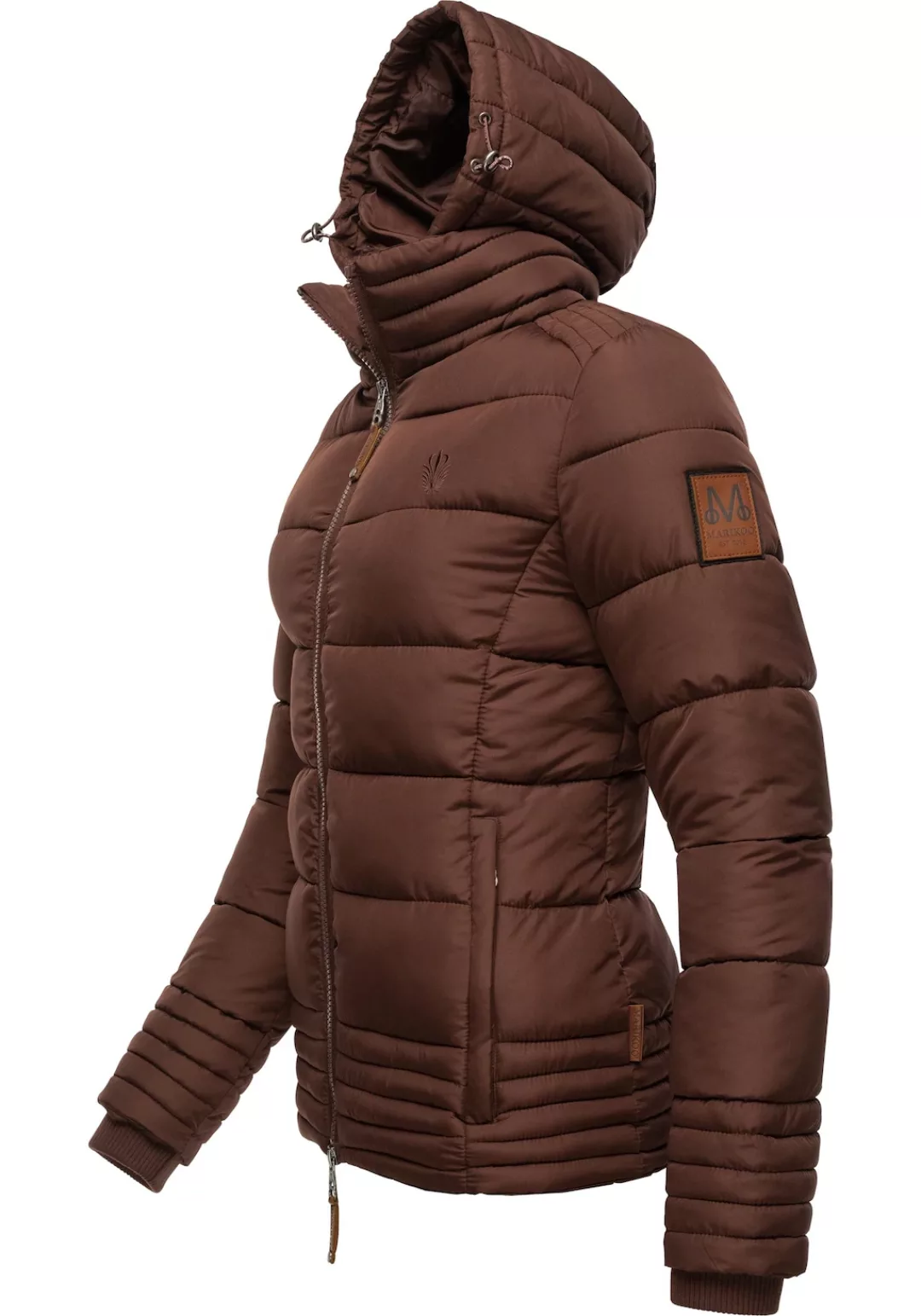 Marikoo Winterjacke "Sole", mit Kapuze, modisch taillierte Damen Steppjacke günstig online kaufen