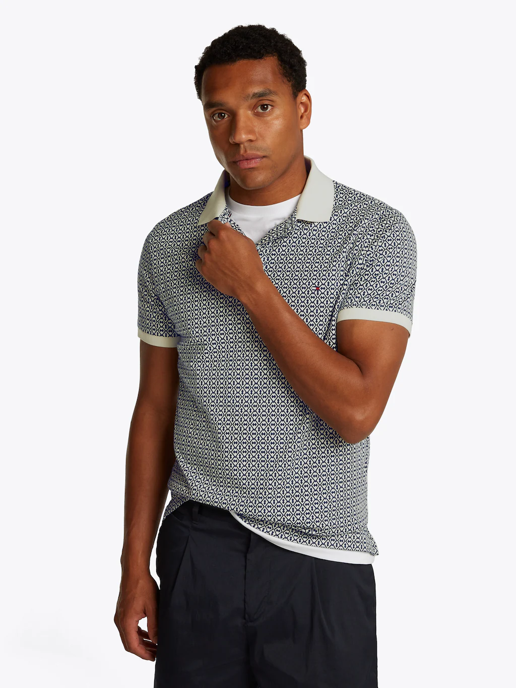 Tommy Hilfiger Poloshirt "INTERLOCK AOP REG POLO" günstig online kaufen