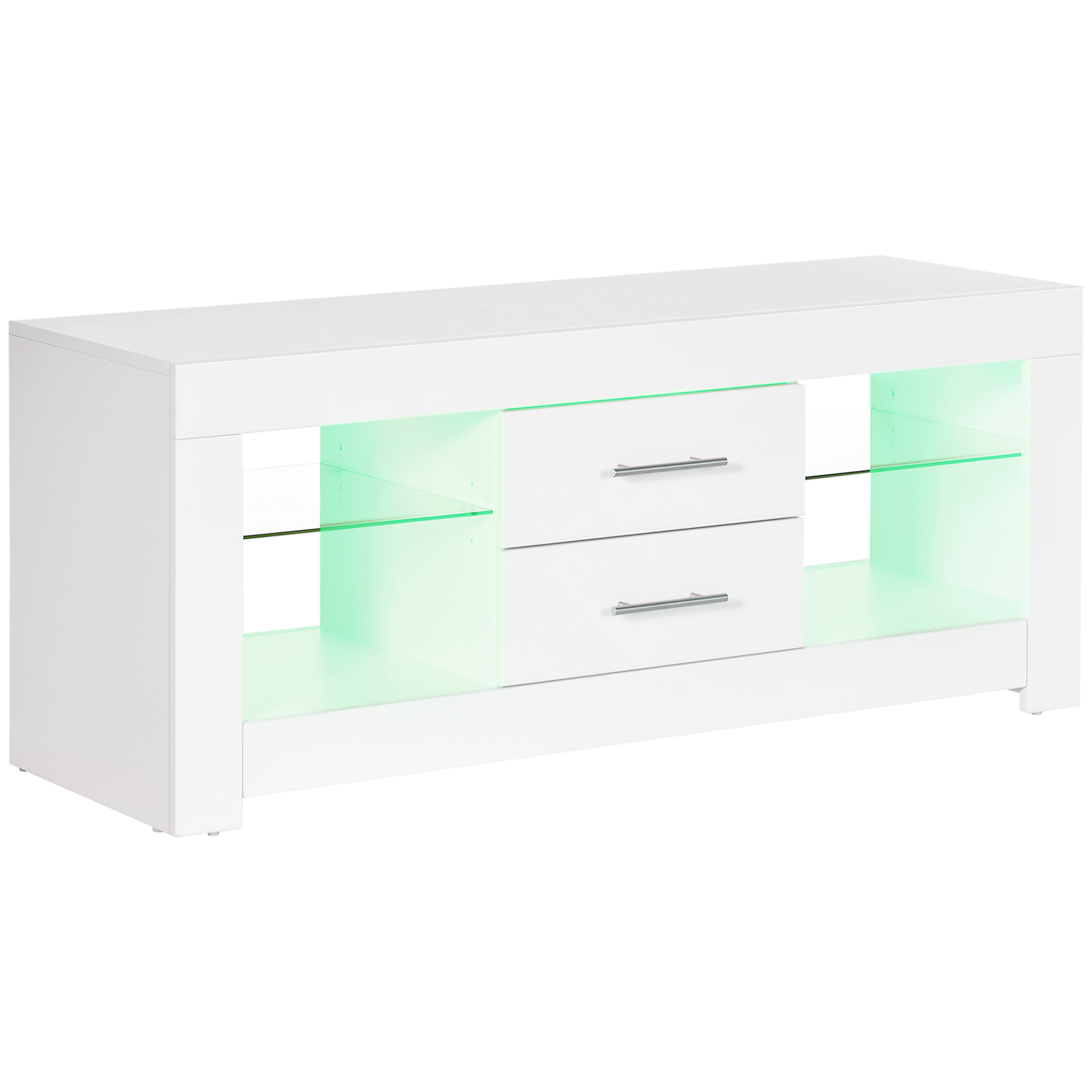 HOMCOM TV-Schrank 55" mit LED-Lichtern in 12 Farben und Fernbedienung, Wohn günstig online kaufen