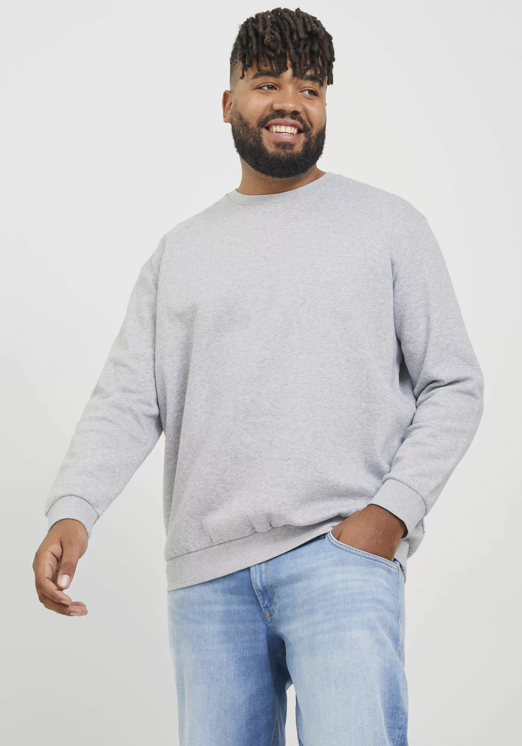 Jack & Jones PlusSize Sweatshirt JJEBRADLEY SWEAT CREW NOOS PLS günstig online kaufen