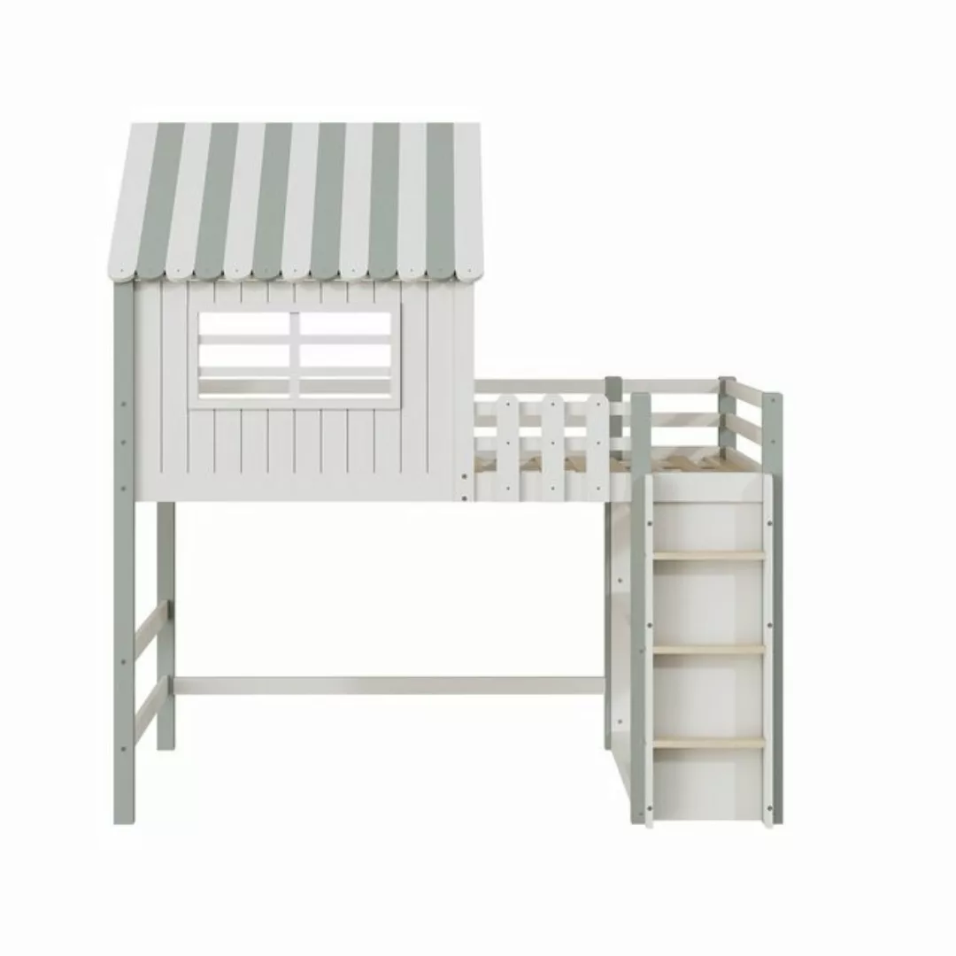 IDEASY Einzelbett Kinderbett 90x200 cm hoch und niedrig Bett für Jungen und günstig online kaufen