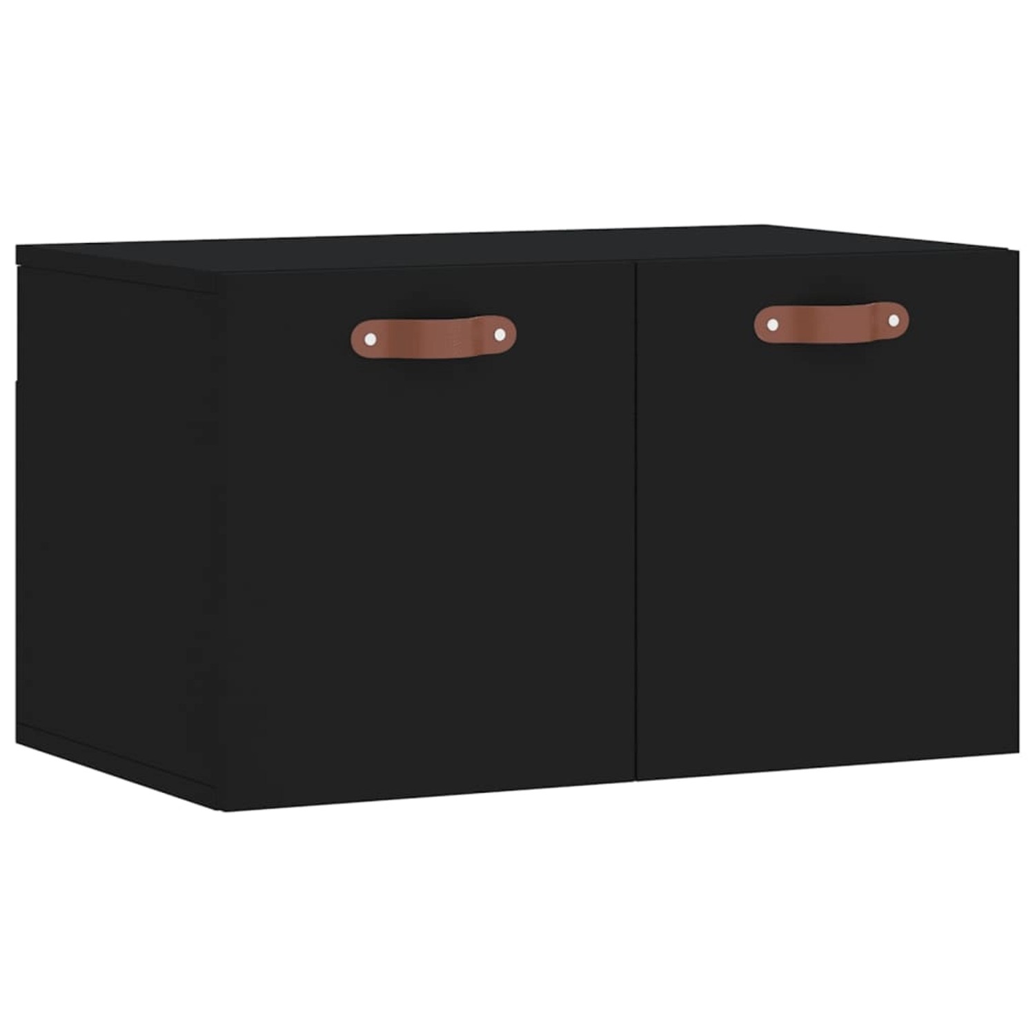 vidaXL Hängeschrank Wandschrank Hängeschrank Aufbewahrung Schwarz 60x36,5x3 günstig online kaufen