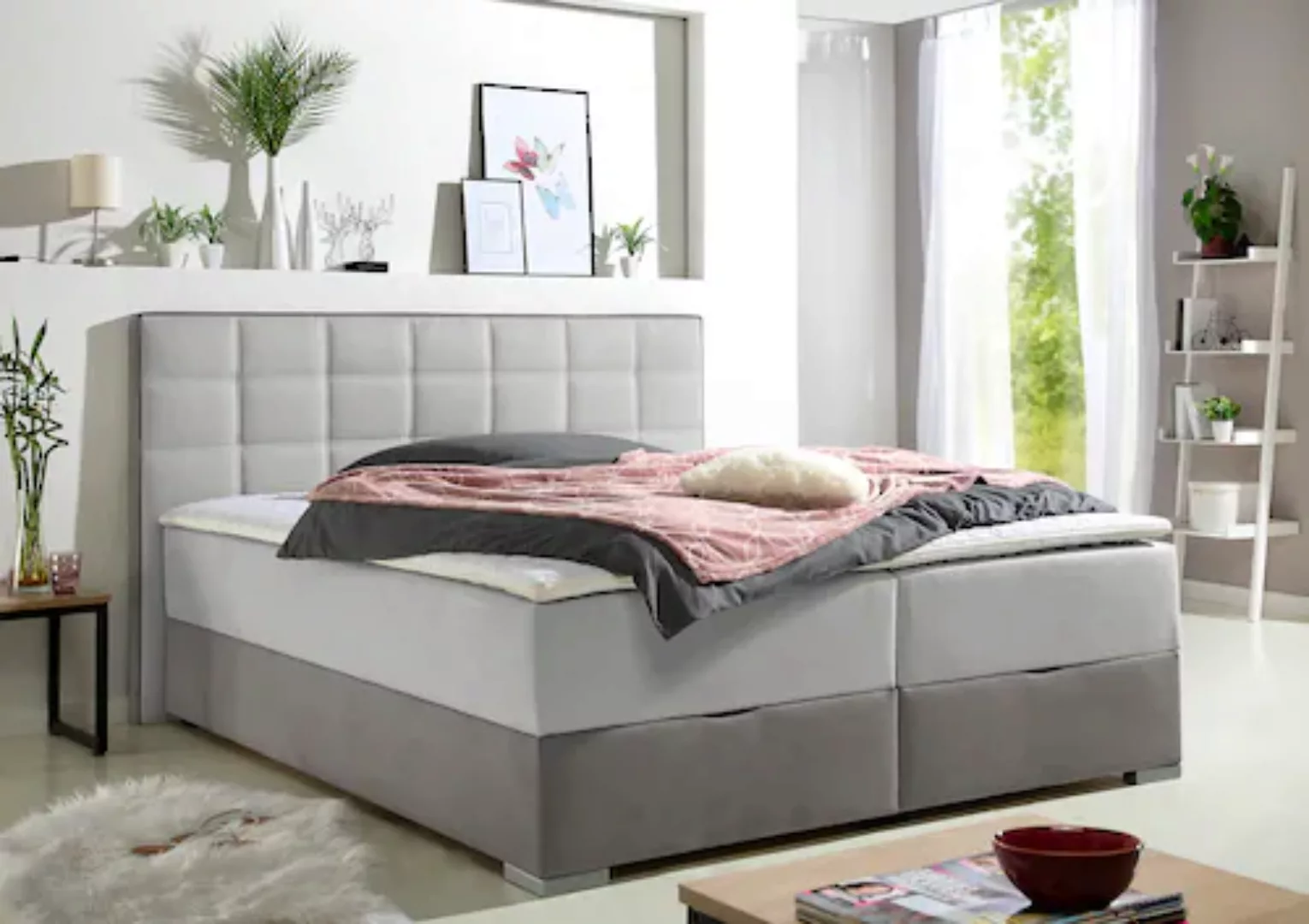 Maintal Boxspringbett, mit Bettkasten und Topper günstig online kaufen