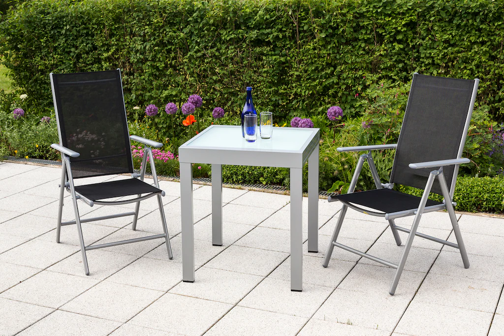 MERXX Balkonset "Amalfi", mit ausziehbarem Tisch: 65/ 130 cm günstig online kaufen