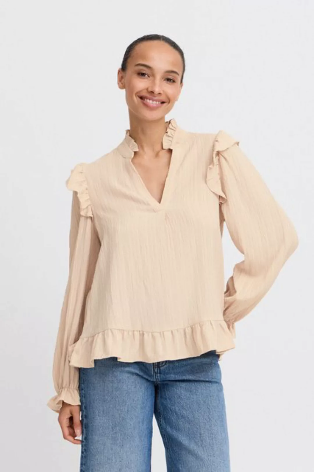 b.young Langarmbluse BYJULIANA LS BLOUSE stylische Langarmbluse günstig online kaufen