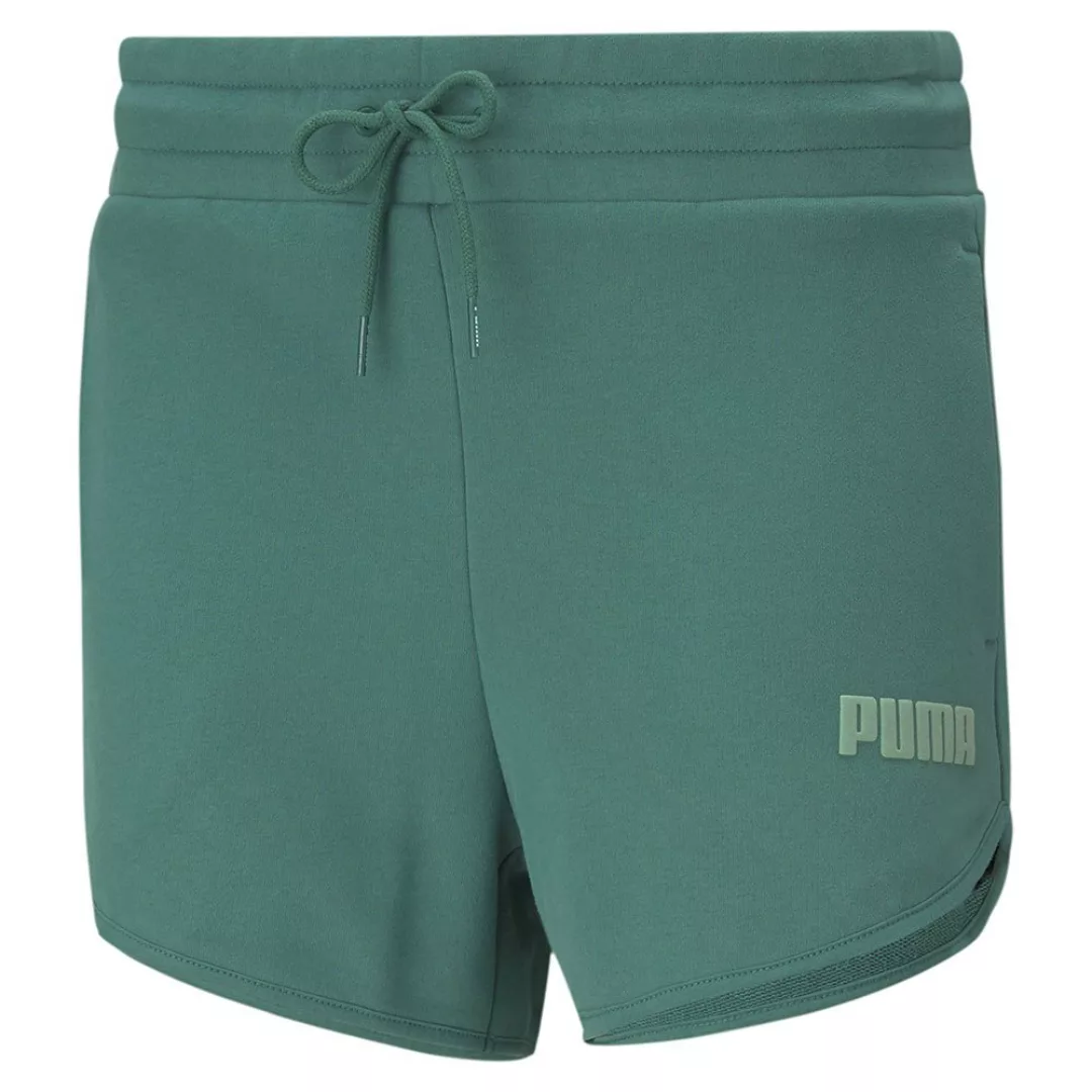 Puma Modern Basics 3´´ High Waist Shorts Hosen S Blue Spruce günstig online kaufen