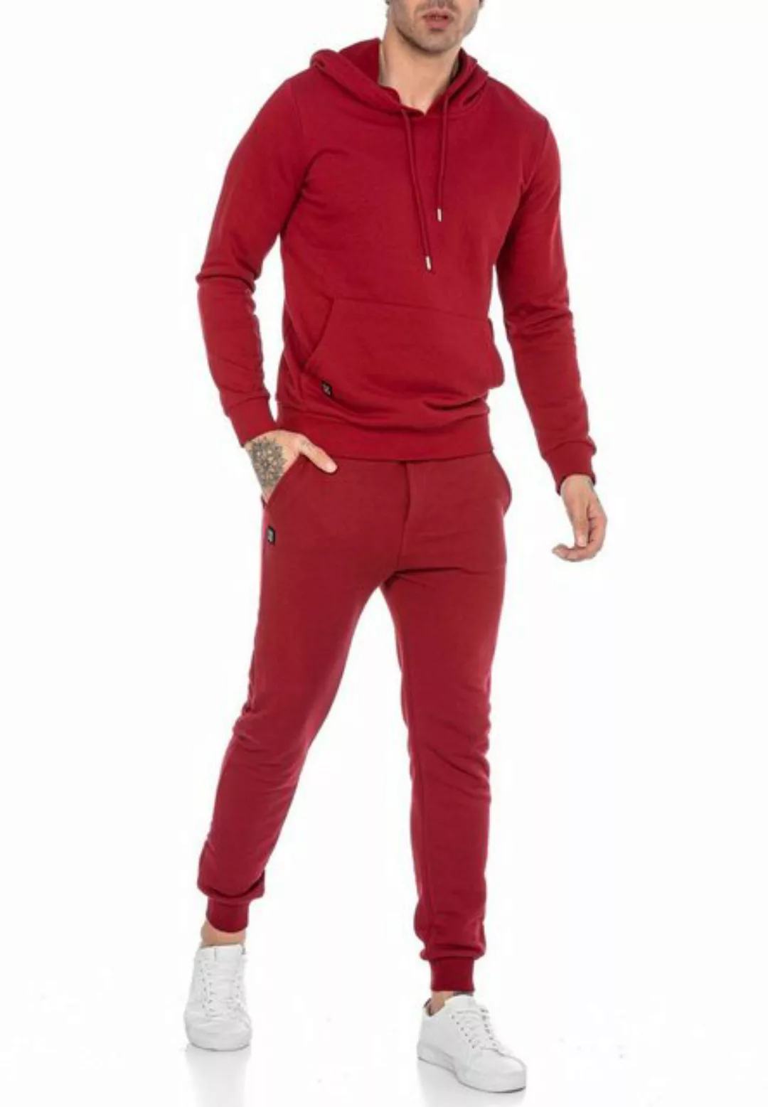 RedBridge Kapuzensweatshirt Red Bridge Herren Jogginganzug Set Hoodie Hose günstig online kaufen