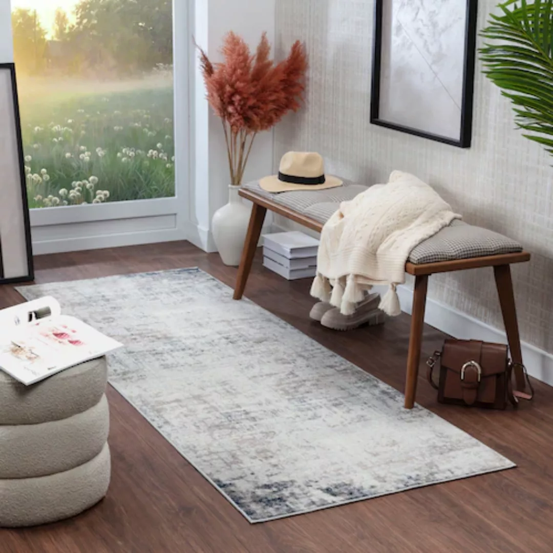 Surya Läufer »Abstract«, rechteckig, Modern Marmor Design, Wohnzimmerteppic günstig online kaufen