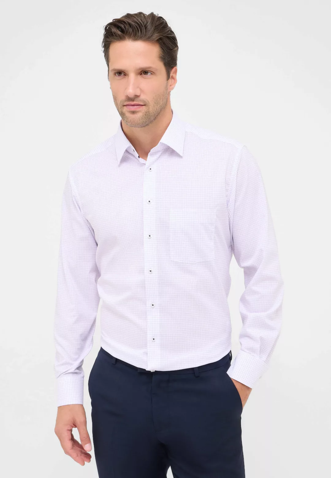 Eterna Langarmhemd "MODERN FIT", NON IRON (bügelfrei) günstig online kaufen