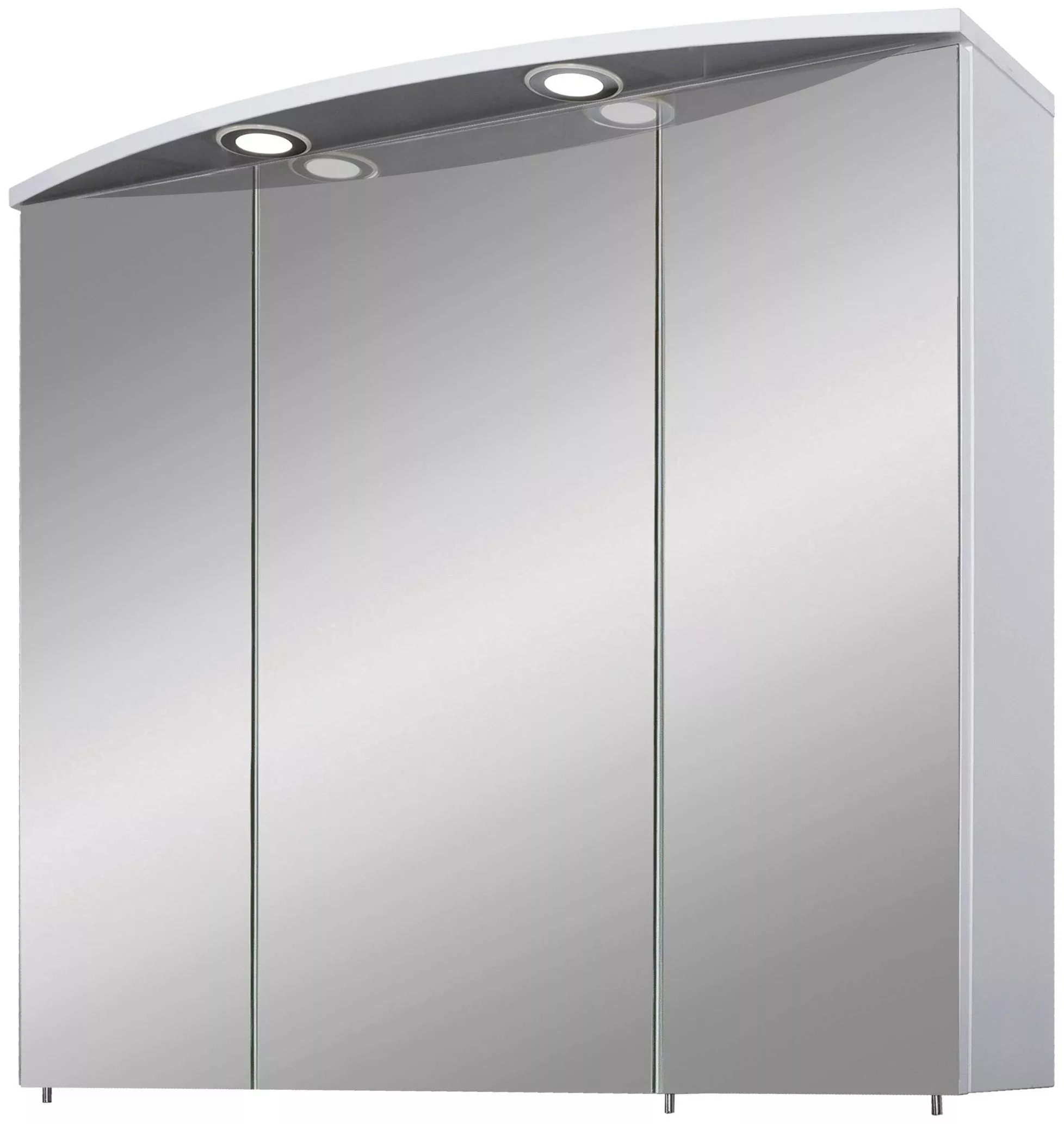 Schildmeyer Spiegelschrank "Verona", Breite 70 cm, 3-türig, 2 LED-Einbaustr günstig online kaufen