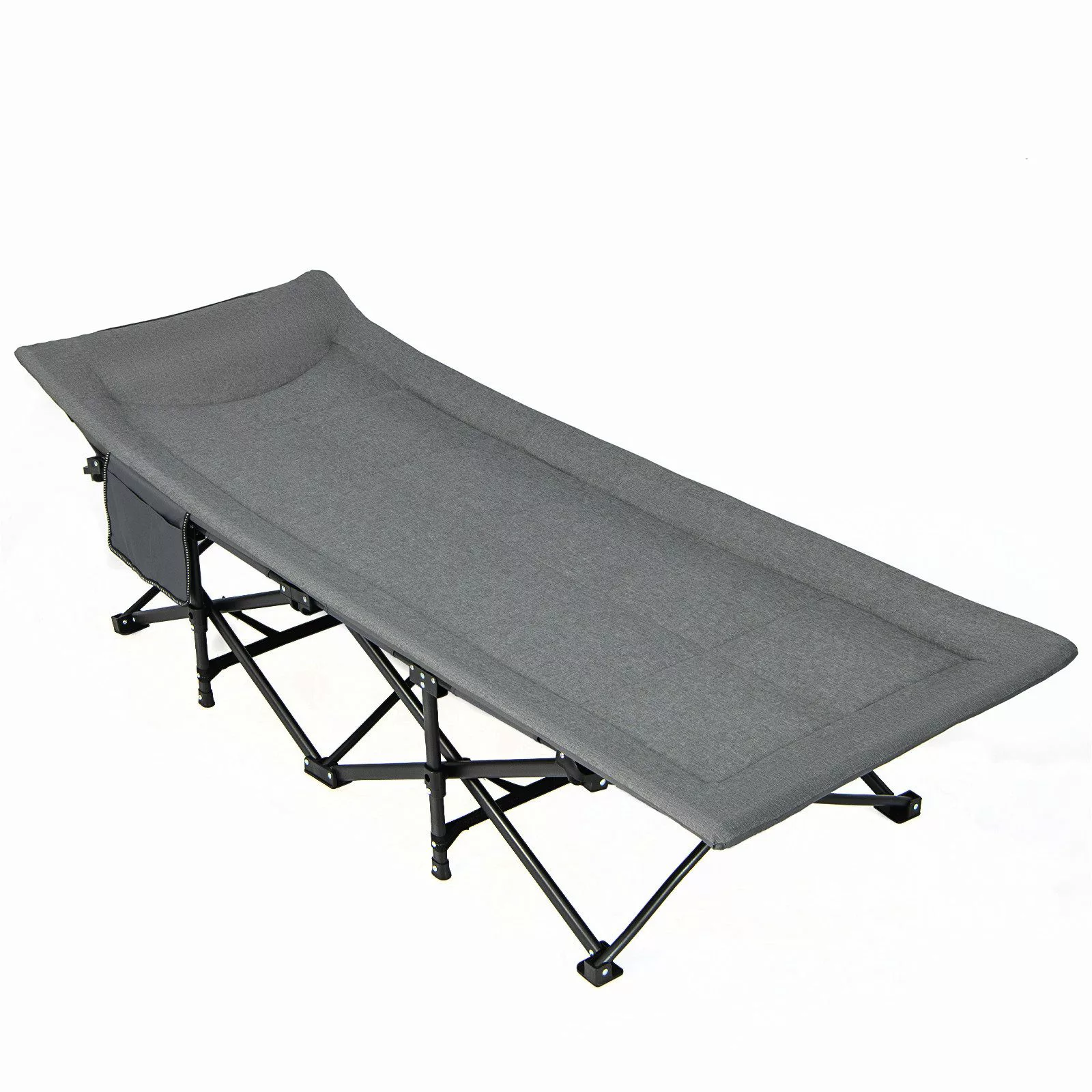 COSTWAY Feldbett Campingbett mit Seitentasche & günstig online kaufen