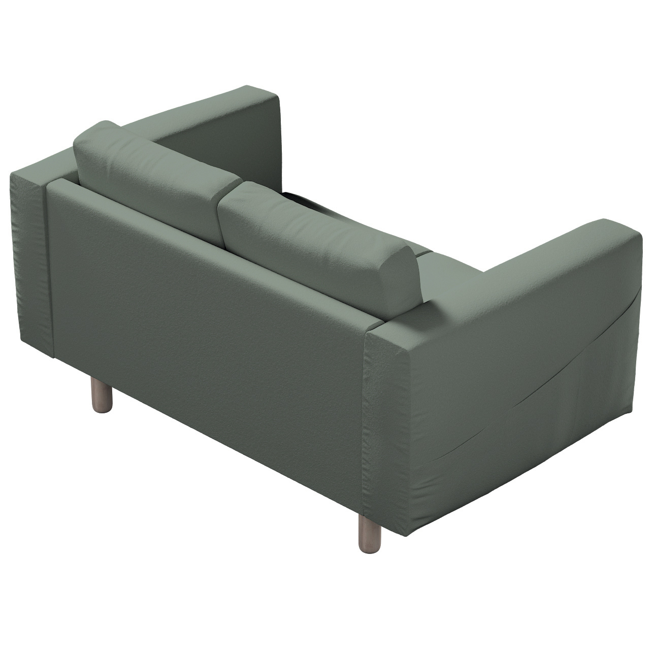 Bezug für Norsborg 2-Sitzer Sofa, grün, Norsborg 2-Sitzer Sofabezug, Bouclé günstig online kaufen