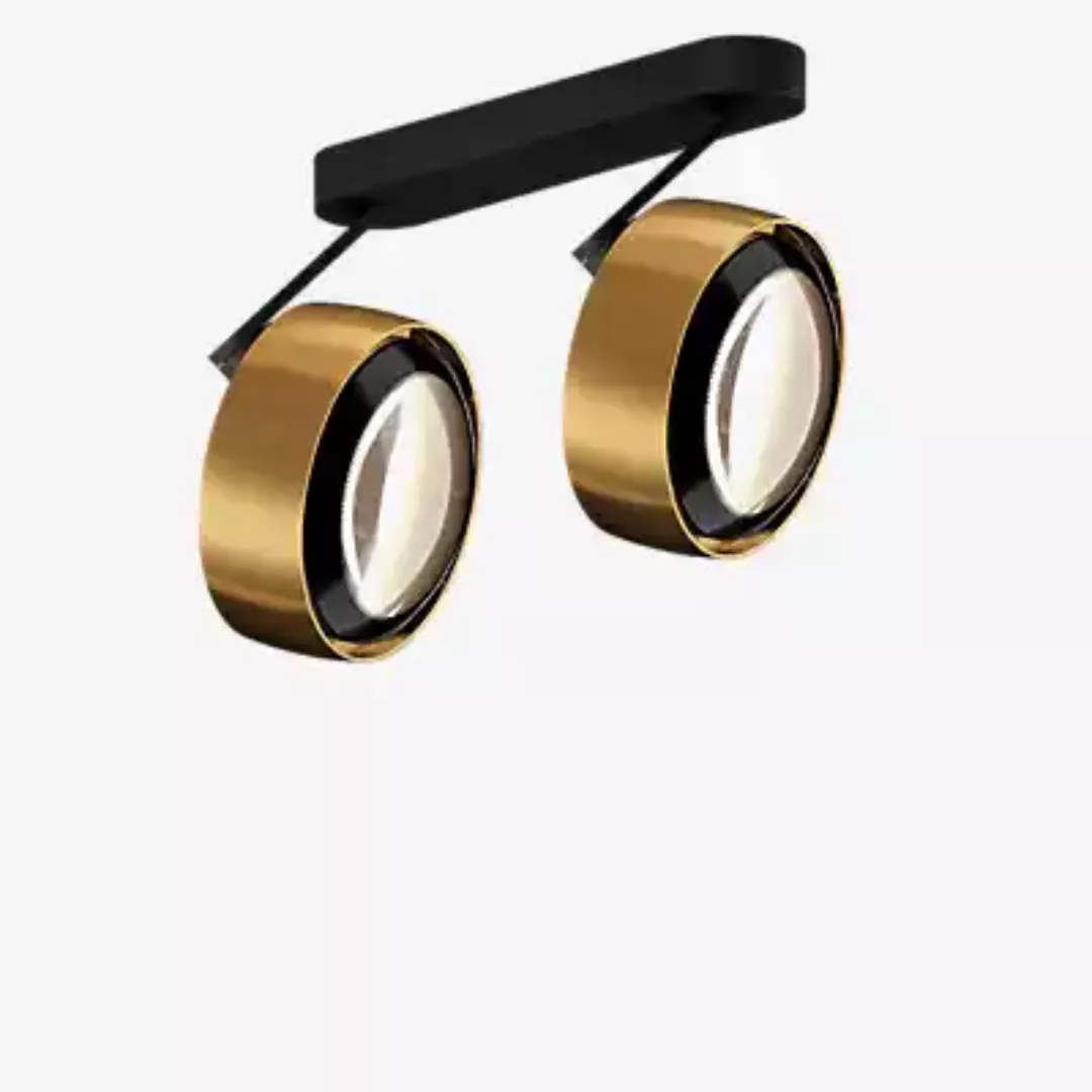 Occhio Più Alto 3d Doppio Volt S80 Strahler LED 2-flammig, Kopf bronze/Bald günstig online kaufen