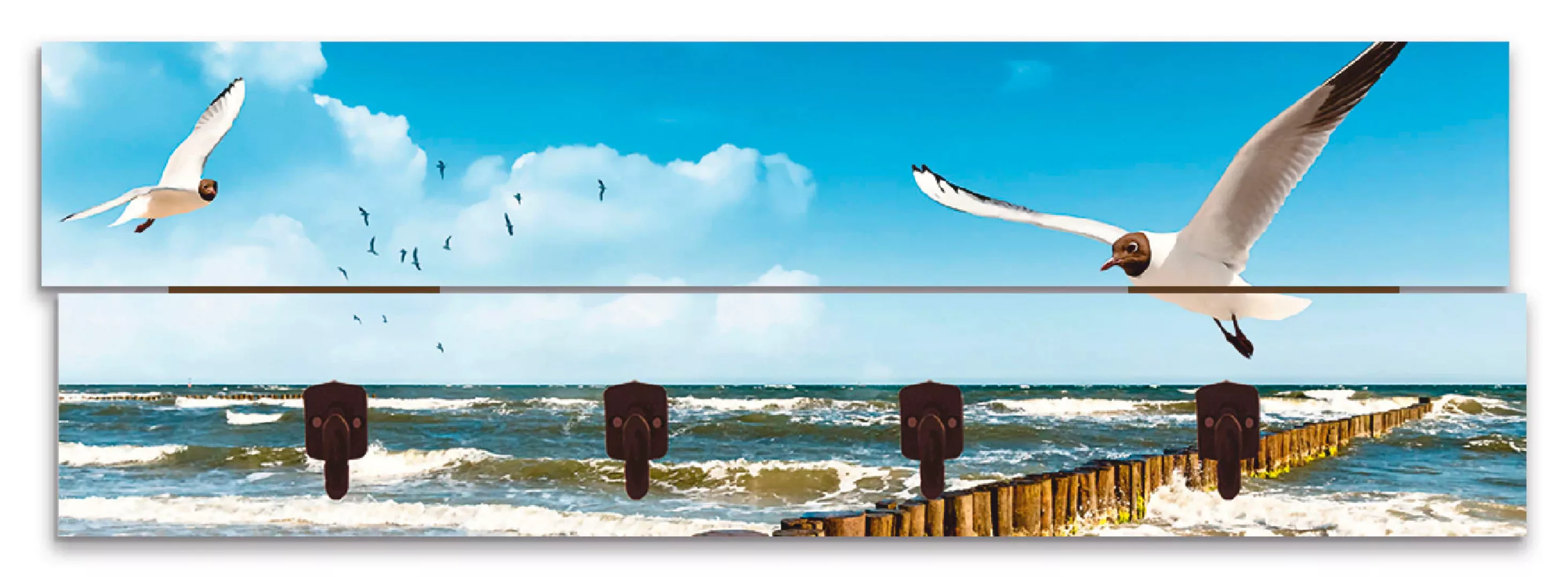 Artland Garderobenleiste "Ostsee", teilmontiert günstig online kaufen