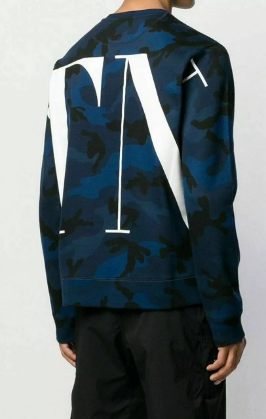 Valentino Sweatshirt VALENTINO CAMOUFLAGE JERSEY LOGO SWEATSHIRT SWEATER PU günstig online kaufen
