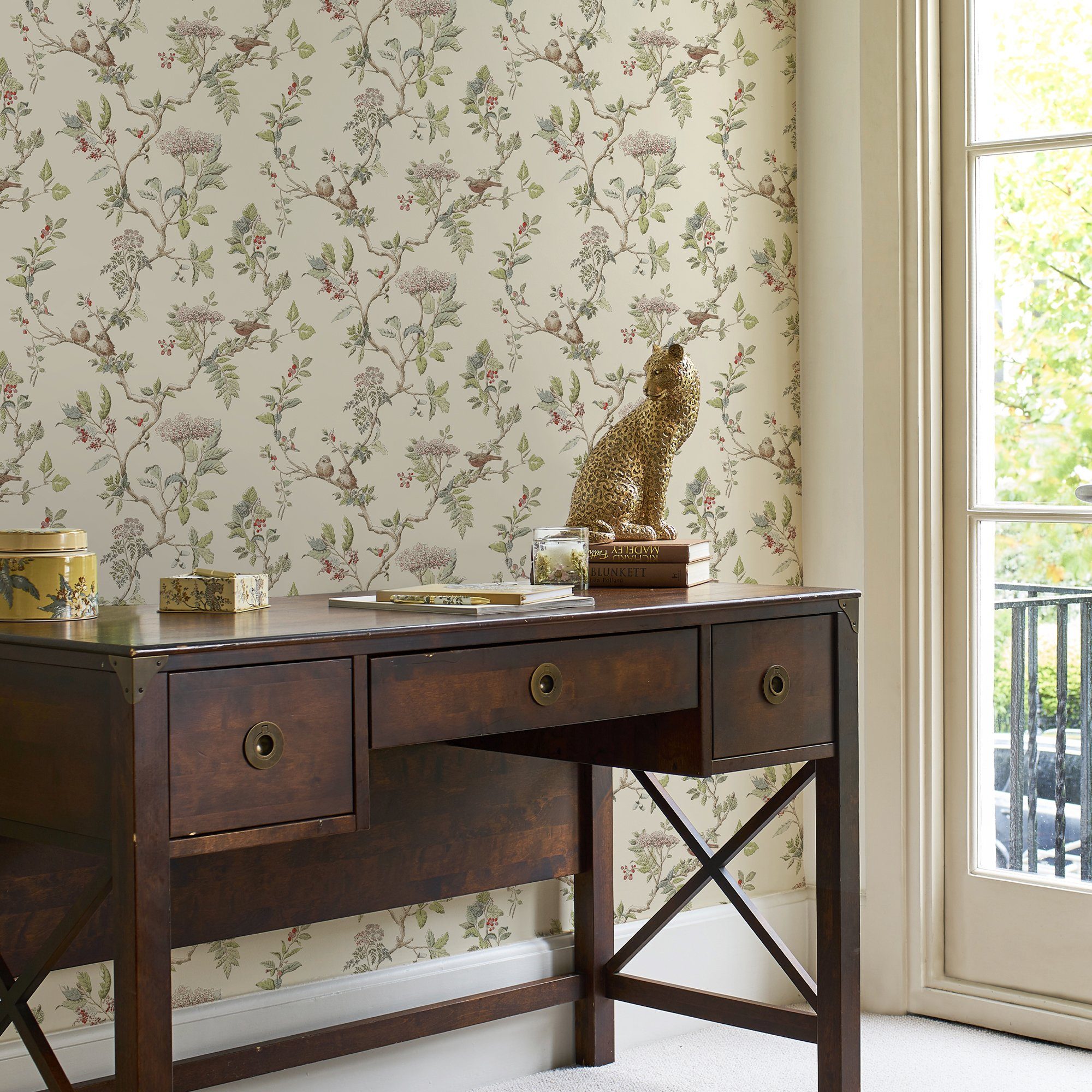 LAURA ASHLEY Vliestapete Elderwood, gemustert, FSC® günstig online kaufen