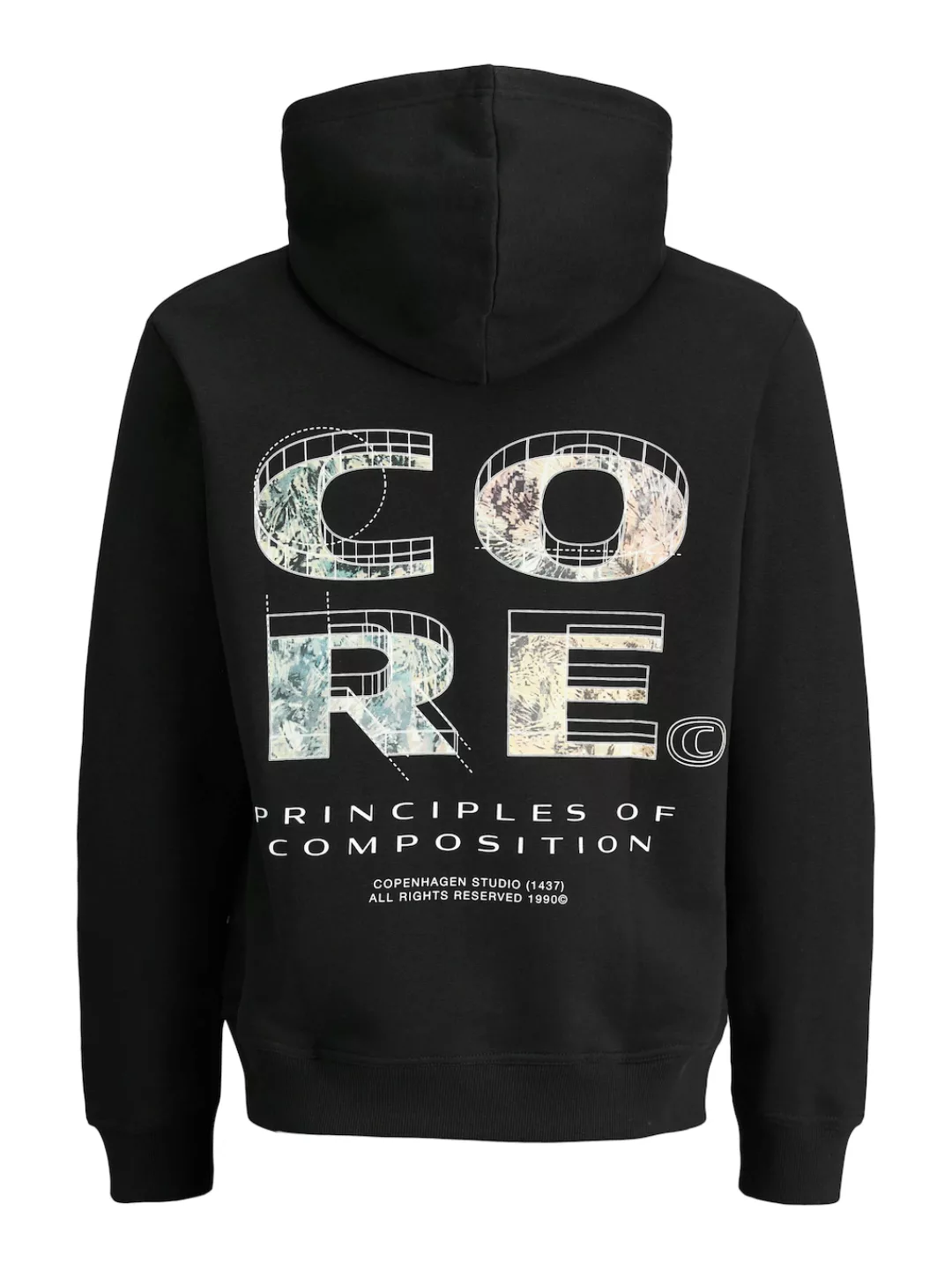 Jack & Jones Kapuzensweatshirt "JCOSTANCE TEXT PRINT SWEAT HOOD" günstig online kaufen