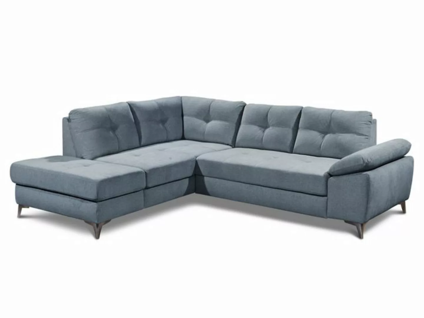 HARPER Polsterecke Polsterecke HARPER BILBAO BB 218x270 cm blau Ecksofa Woh günstig online kaufen