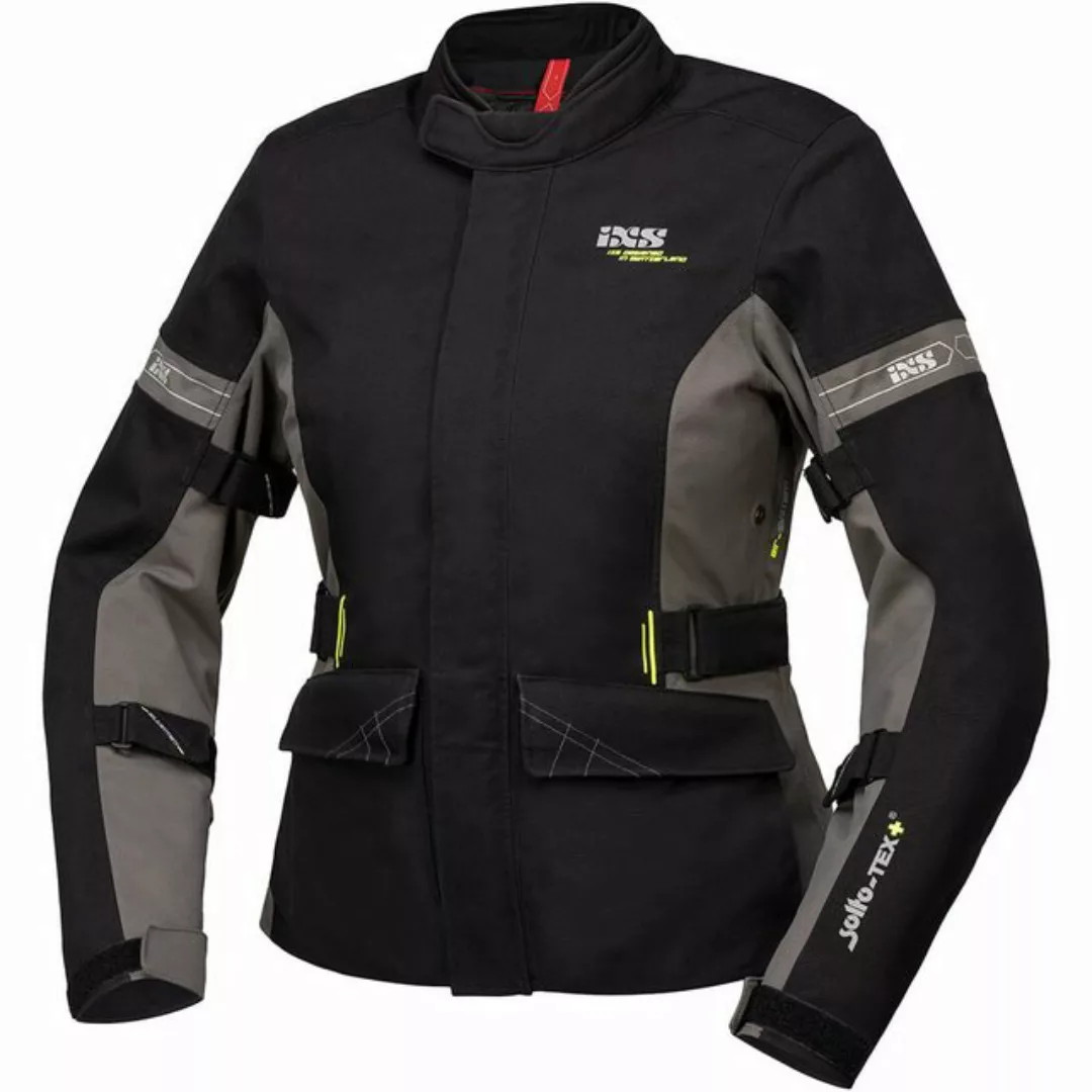 IXS Motorradjacke iXS Tour Damen Jacke Laminat-ST-Plus - schwarz-grau 3XL günstig online kaufen