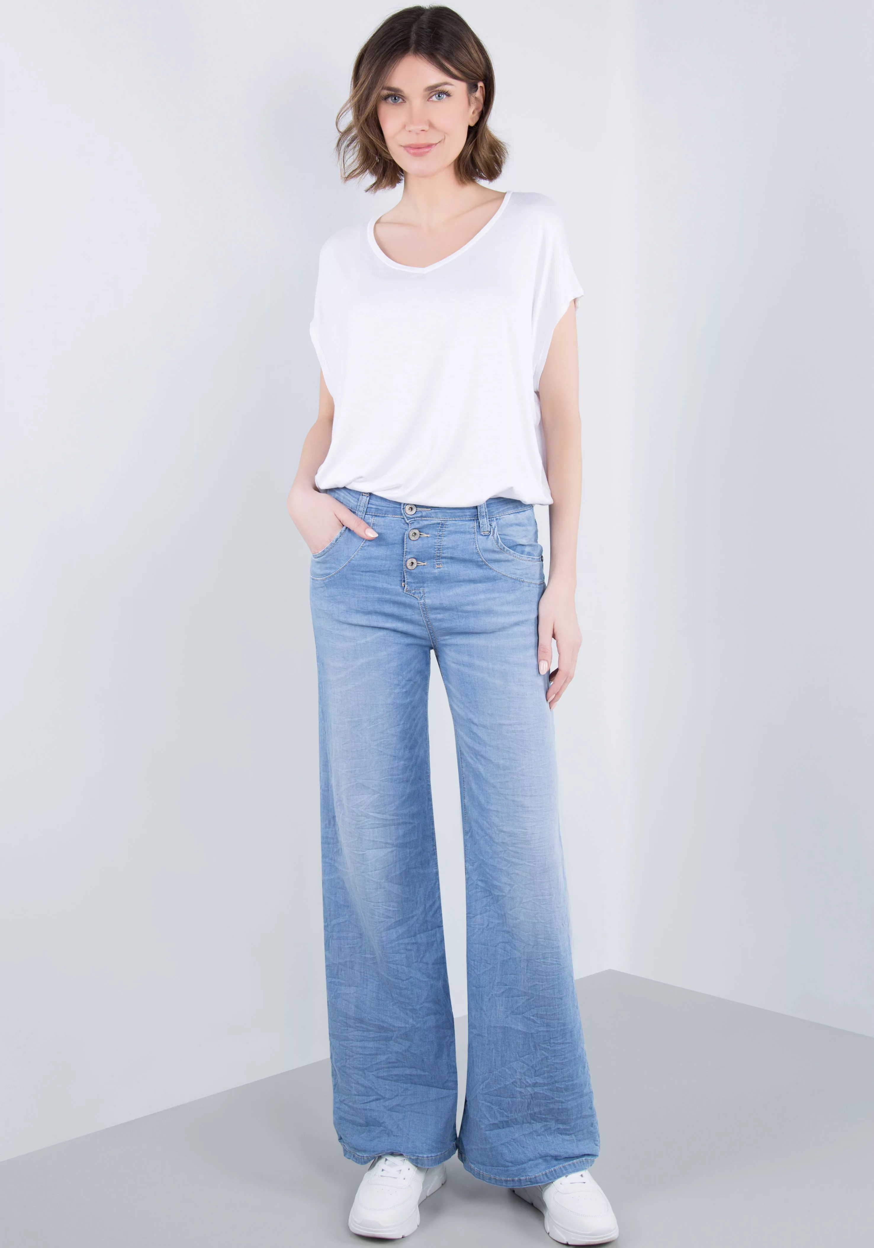 Please Jeans Schlaghose Wide Leg günstig online kaufen