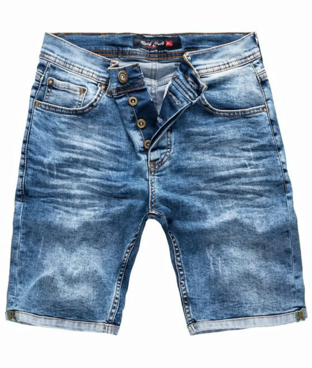 Rock Creek Jeansshorts Herren Shorts Denim Blau RC-2201 günstig online kaufen