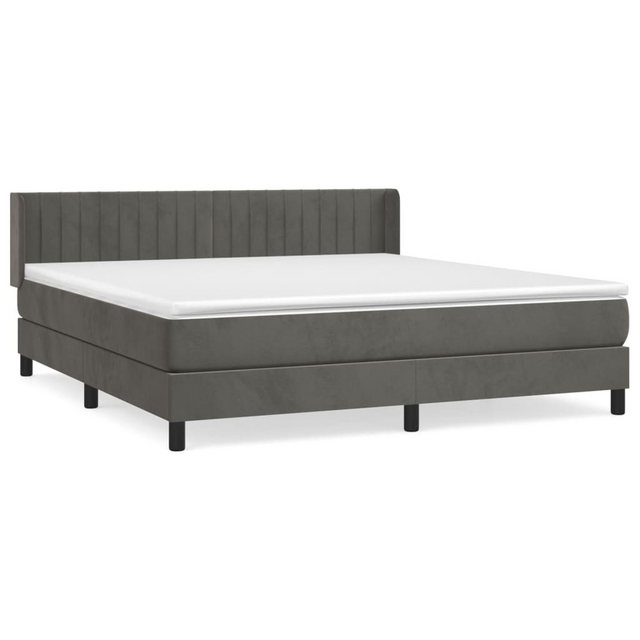 vidaXL Boxspringbett Bett Boxspringbett mit Matratze & Topper Samt verschie günstig online kaufen