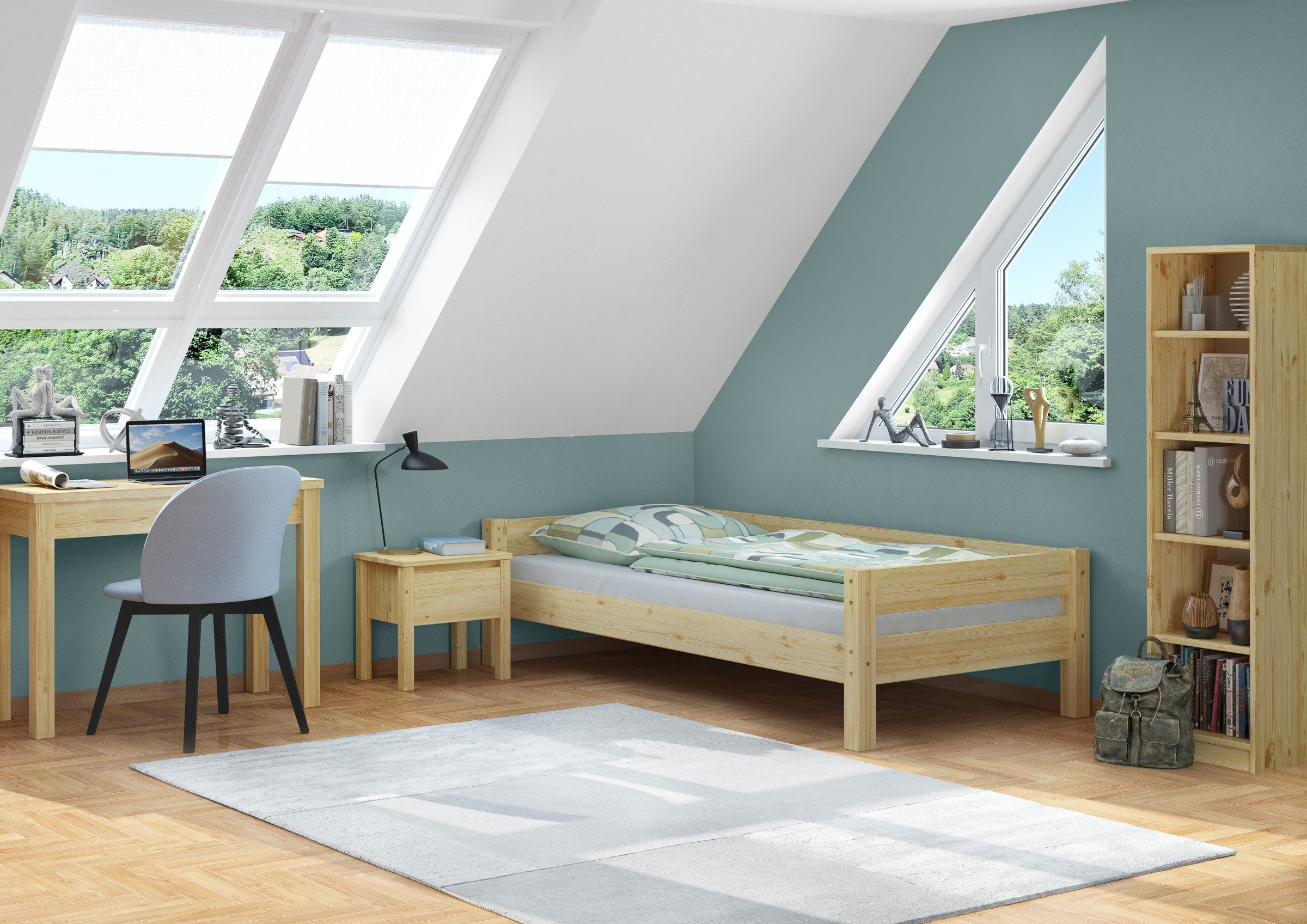 ERST-HOLZ Bett Massivholzbett 90 x 200 günstig online kaufen