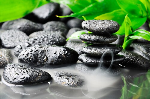 Papermoon Fototapete »Zen Basalt Stones« günstig online kaufen