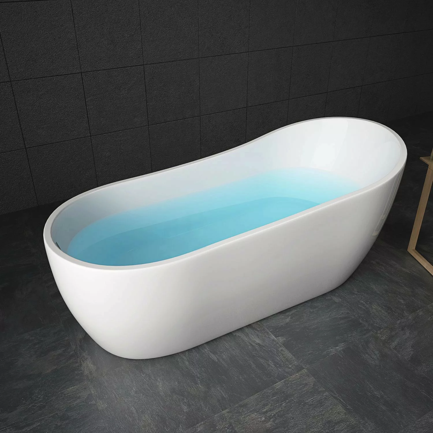 Tronitechnik Freistehende Badewanne Kasos Masse Ca 170 X 80 X 72Cm Wanne - günstig online kaufen