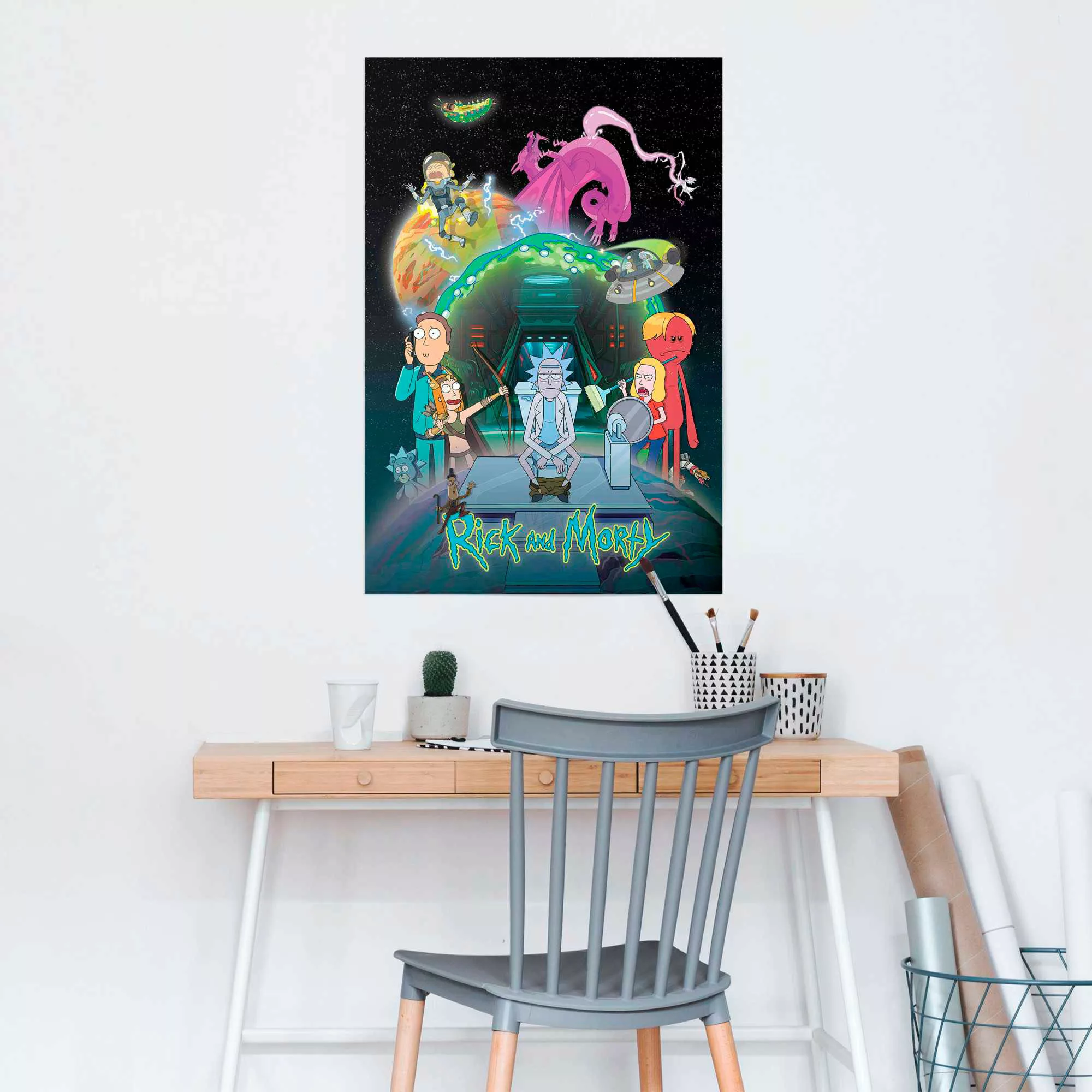 Reinders Poster "Rick and Morty - toilet adventure" günstig online kaufen