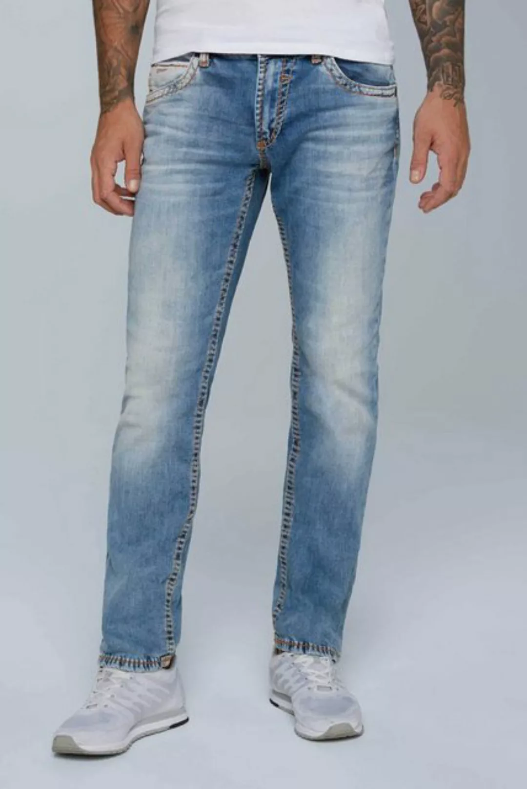 CAMP DAVID Regular-fit-Jeans, mit breiten Nähten günstig online kaufen