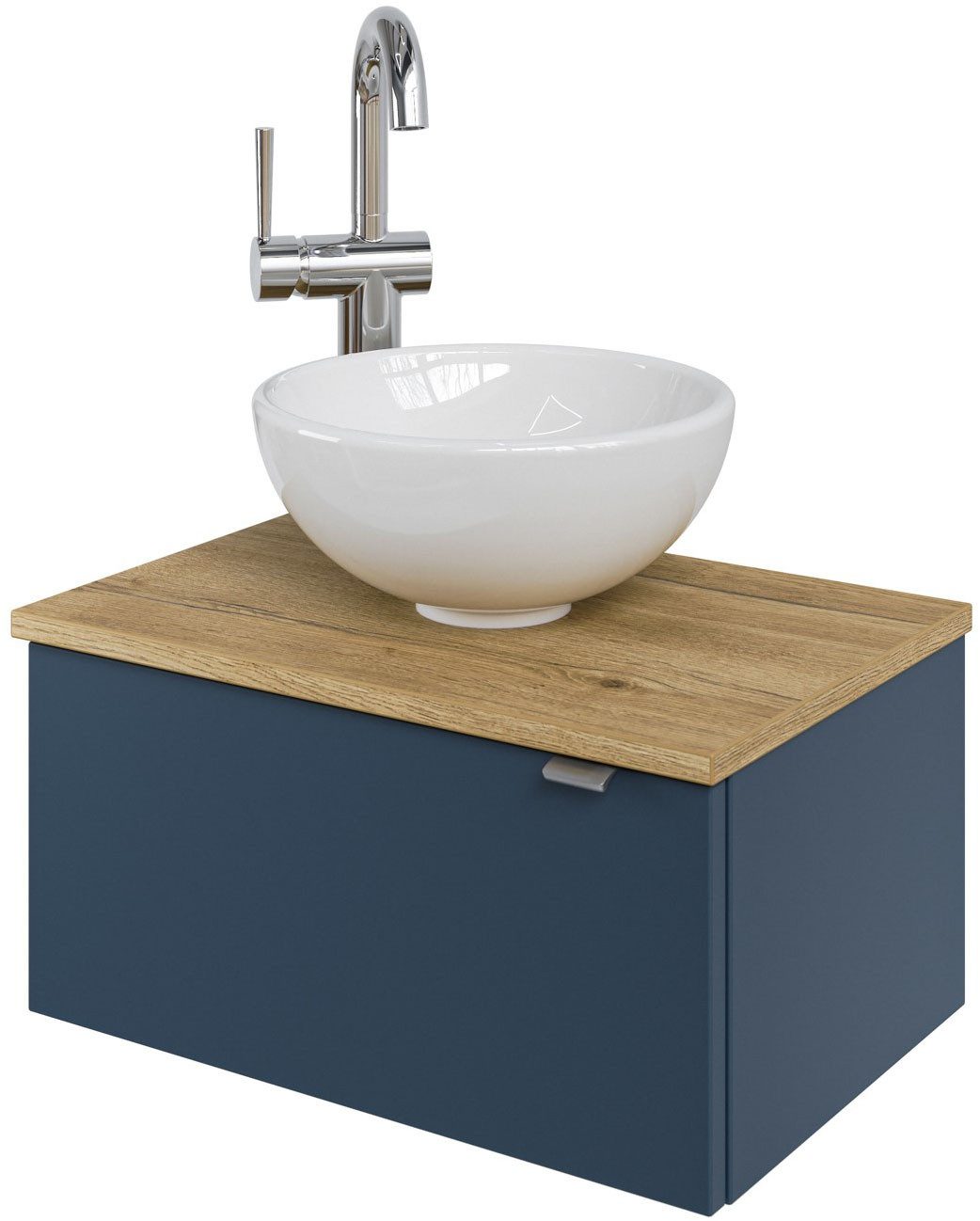 Saphir Waschtisch "Serie 6915 Waschschale mit Unterschrank für Gästebad, Gä günstig online kaufen