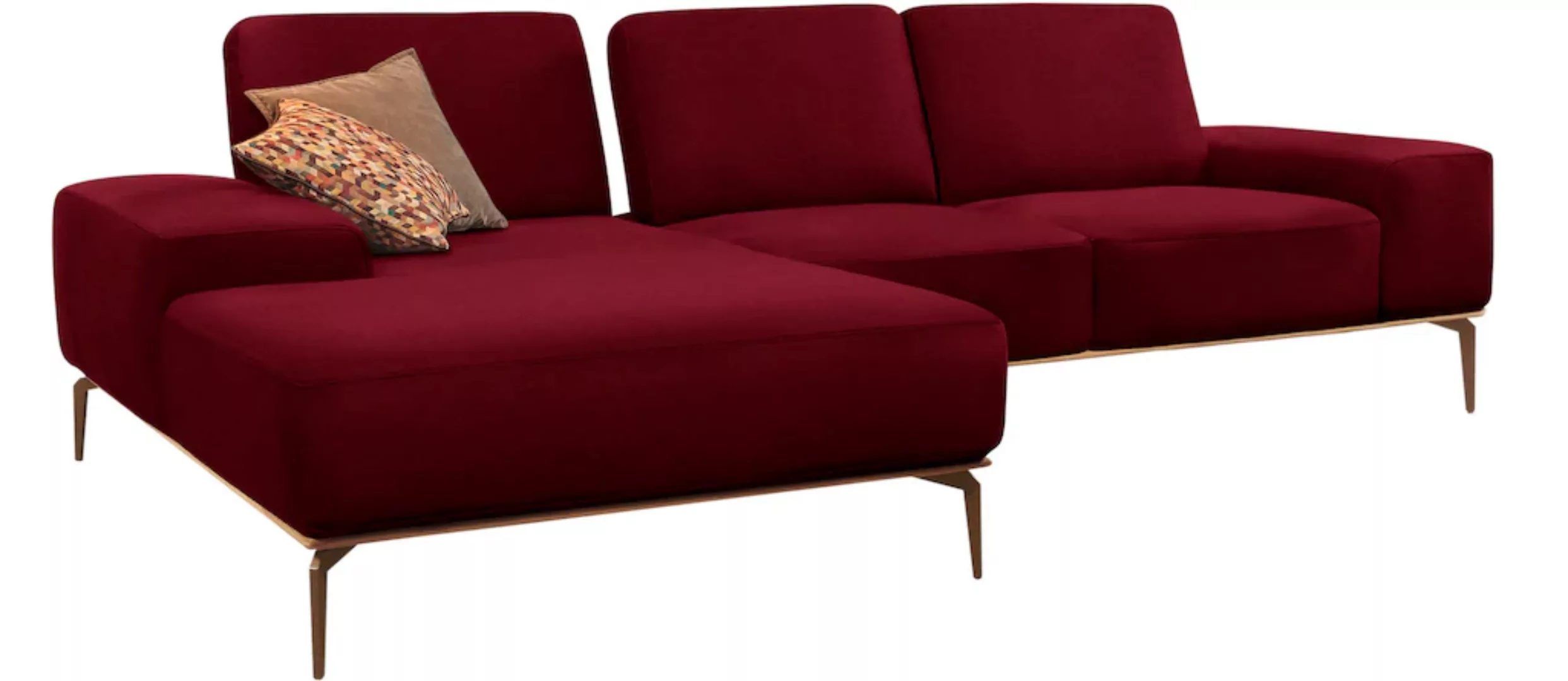 W.SCHILLIG Ecksofa "run, Designsofa mit tollem Sitzkomfort, bequem, L-Form" günstig online kaufen