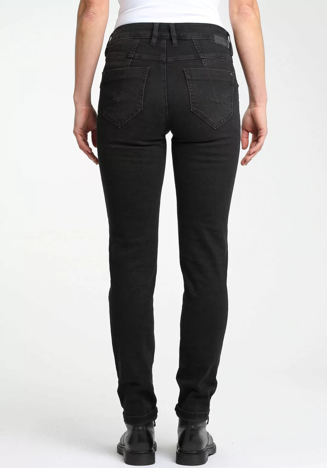 GANG Skinny-fit-Jeans 94MARISSA mit modischer V-Passe vorn & hinten günstig online kaufen
