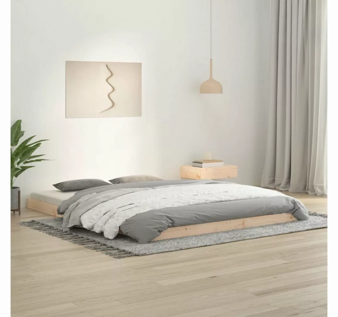 furnicato Bett Massivholzbett 150x200 cm Kiefer günstig online kaufen