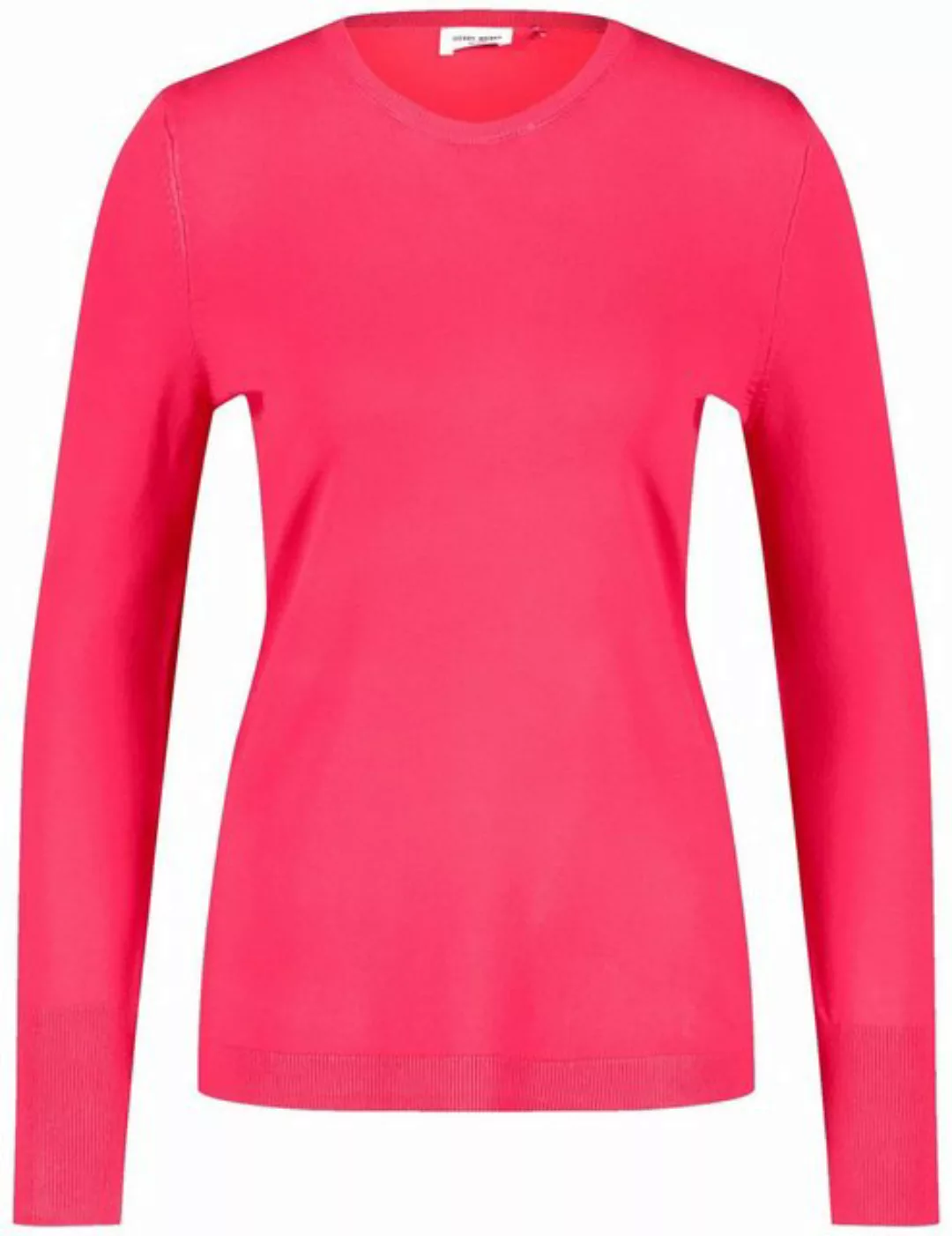 GERRY WEBER Rundhalspullover Nachhaltiger Pullover mit dekorativen Knöpfen günstig online kaufen