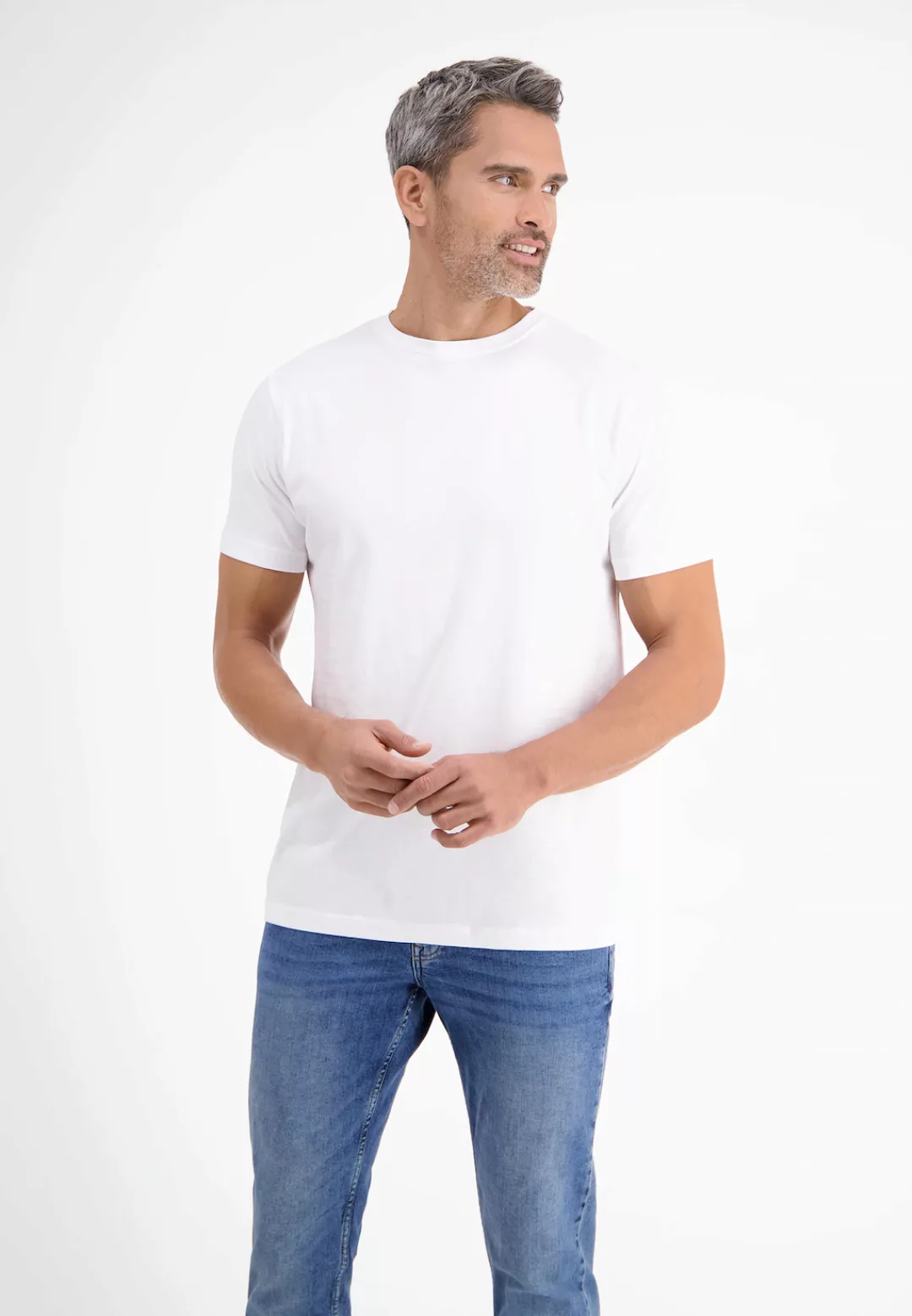 LERROS T-Shirt "LERROS Doppelpack T-Shirt, V-Neck in Premium Baumwollqualit günstig online kaufen