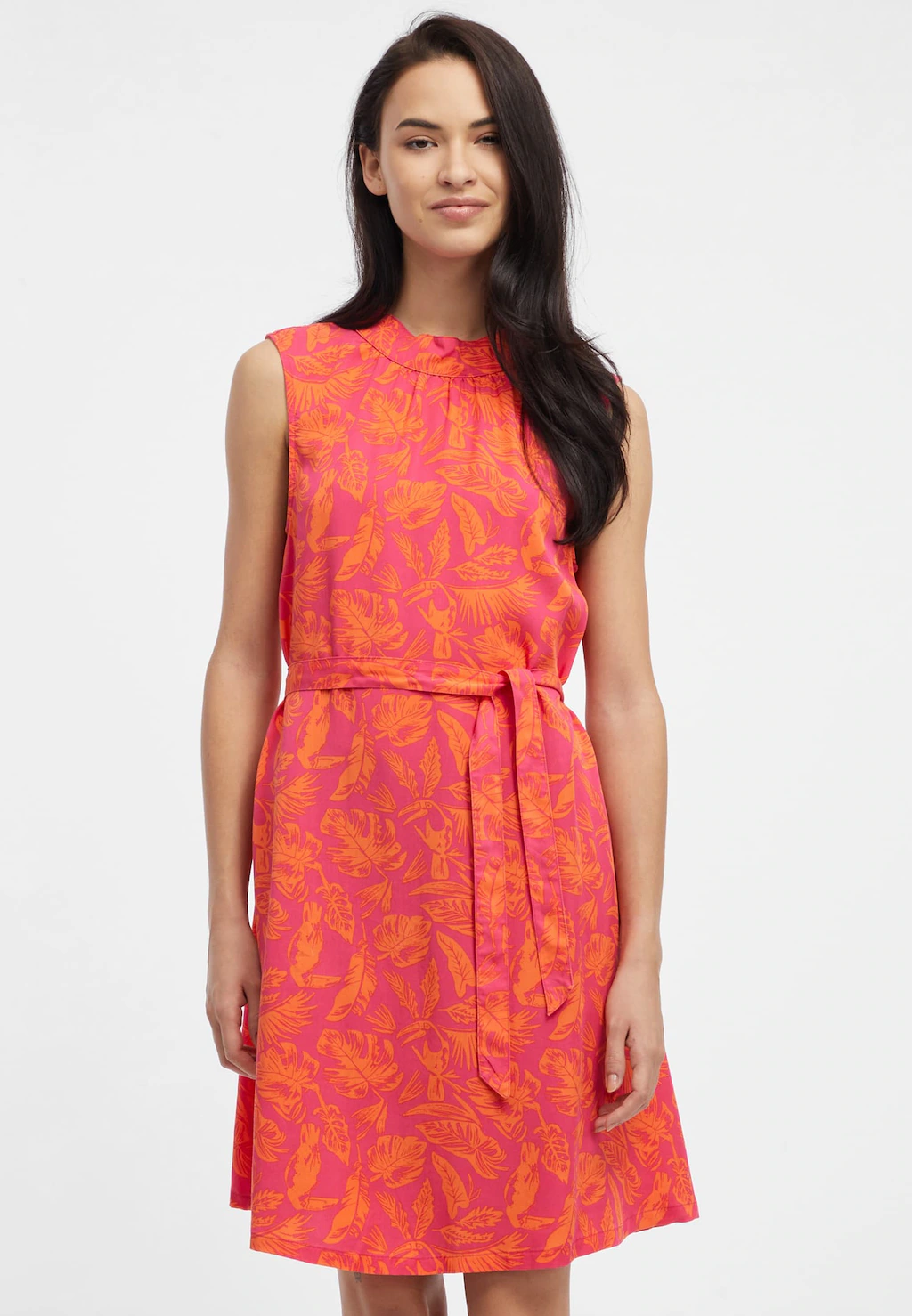 Ragwear Sommerkleid ANGYC PRINT ORG Neckholder mit Knopfverschluss und Keyh günstig online kaufen