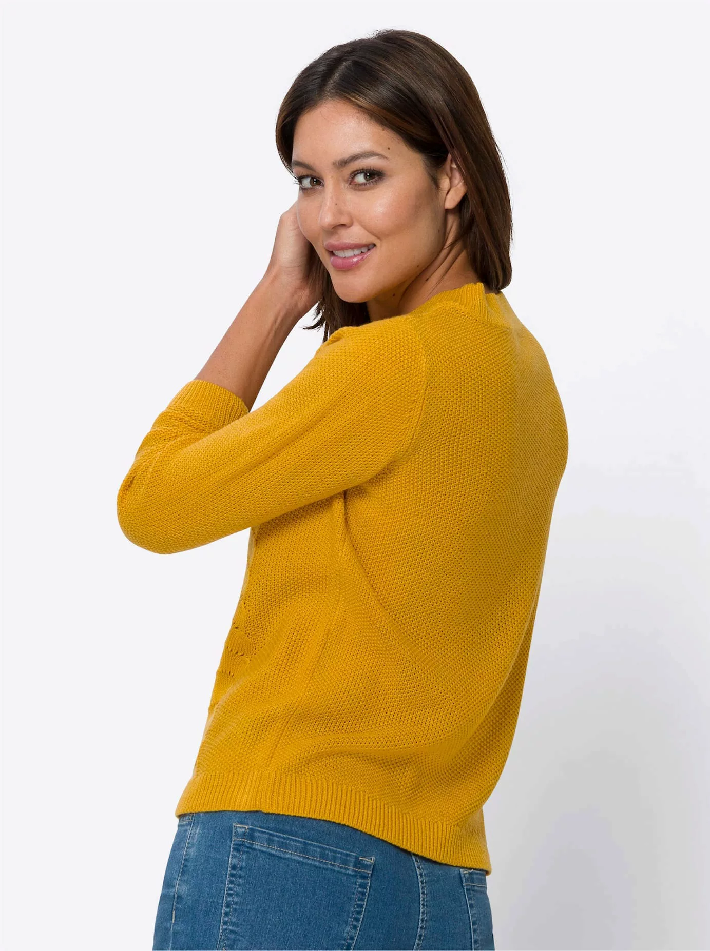 Classic Basics Rundhalspullover "Langarm-Pullover" günstig online kaufen