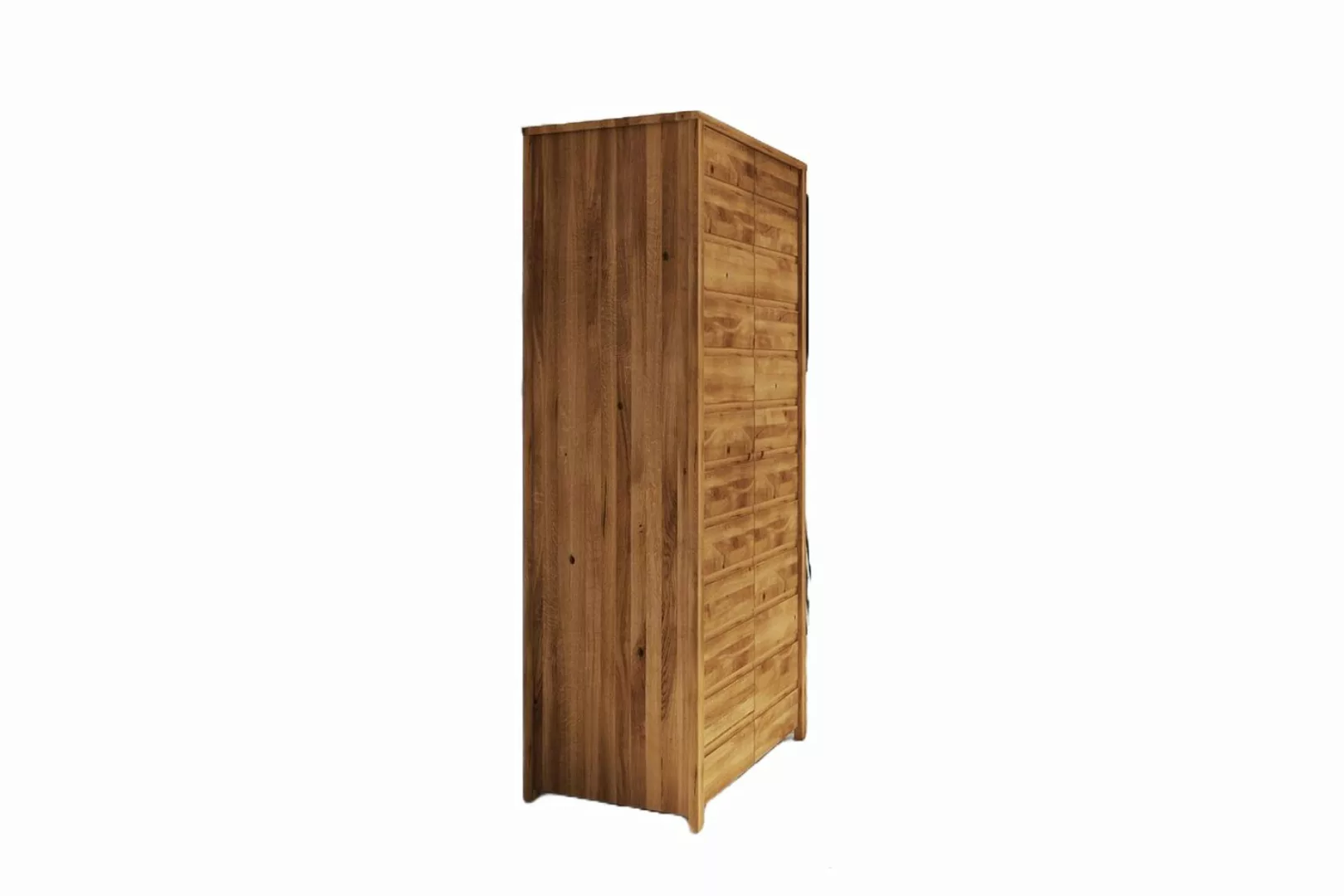 Natur24 Kleiderschrank Kleiderschrank Tinci Wildeiche 100x60x212 mit 2 Türe günstig online kaufen