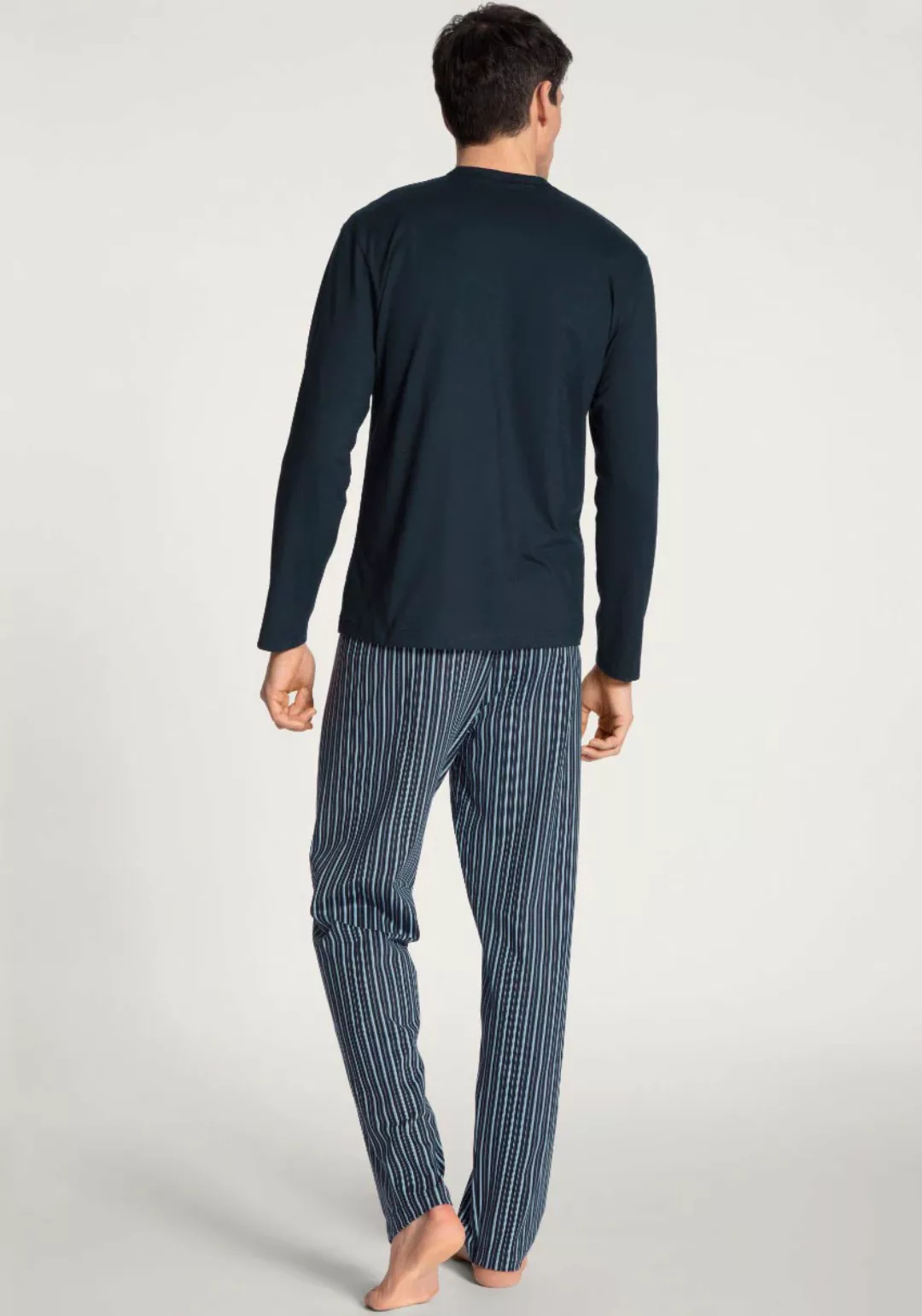 CALIDA Schlafanzug "Relax Imprint", Basic Nachtwäsche, Comfort Fit, lange g günstig online kaufen