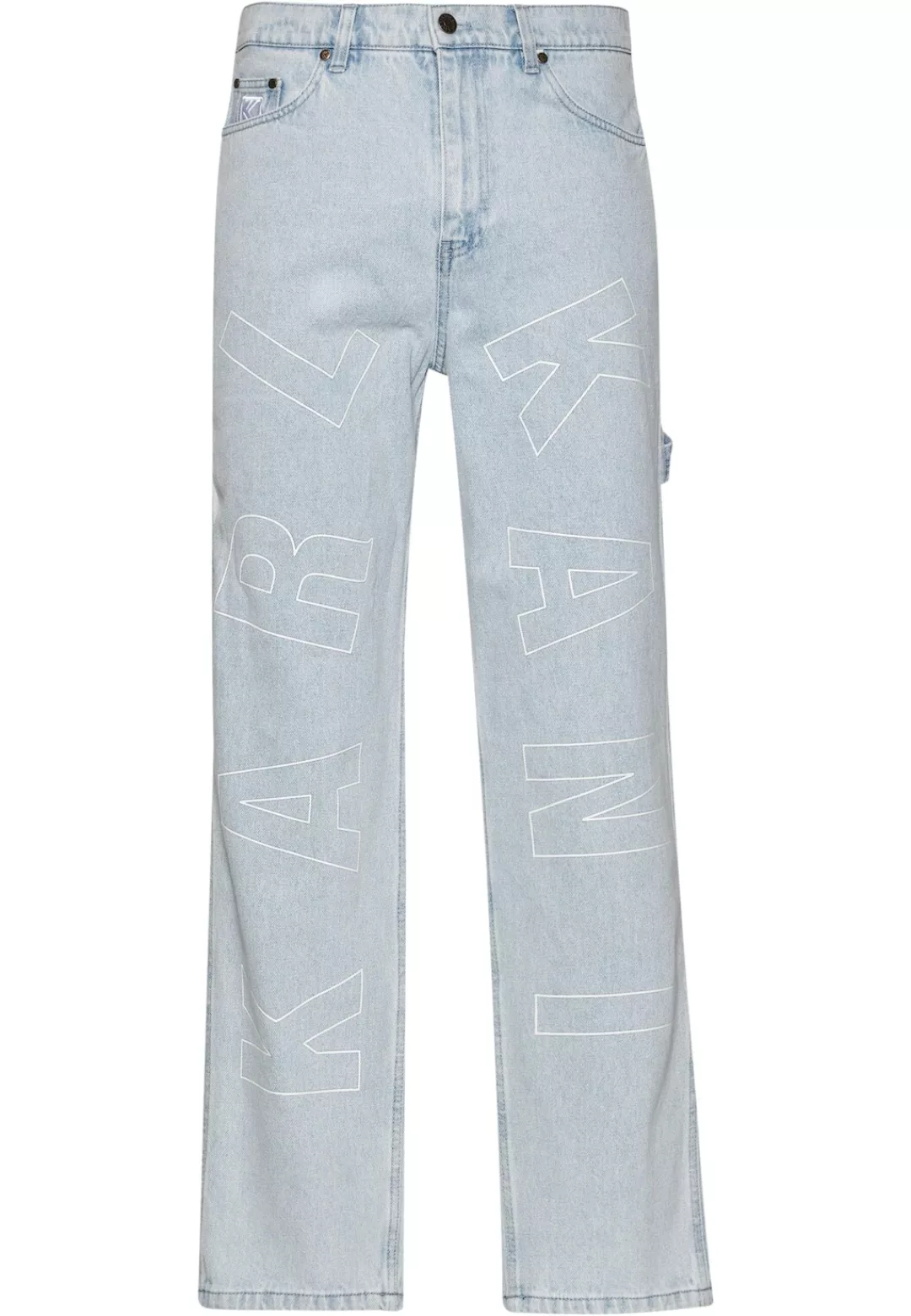 Karl Kani Bequeme Jeans "Karl Kani Herren Og Baggy Workwear Logo Print Deni günstig online kaufen