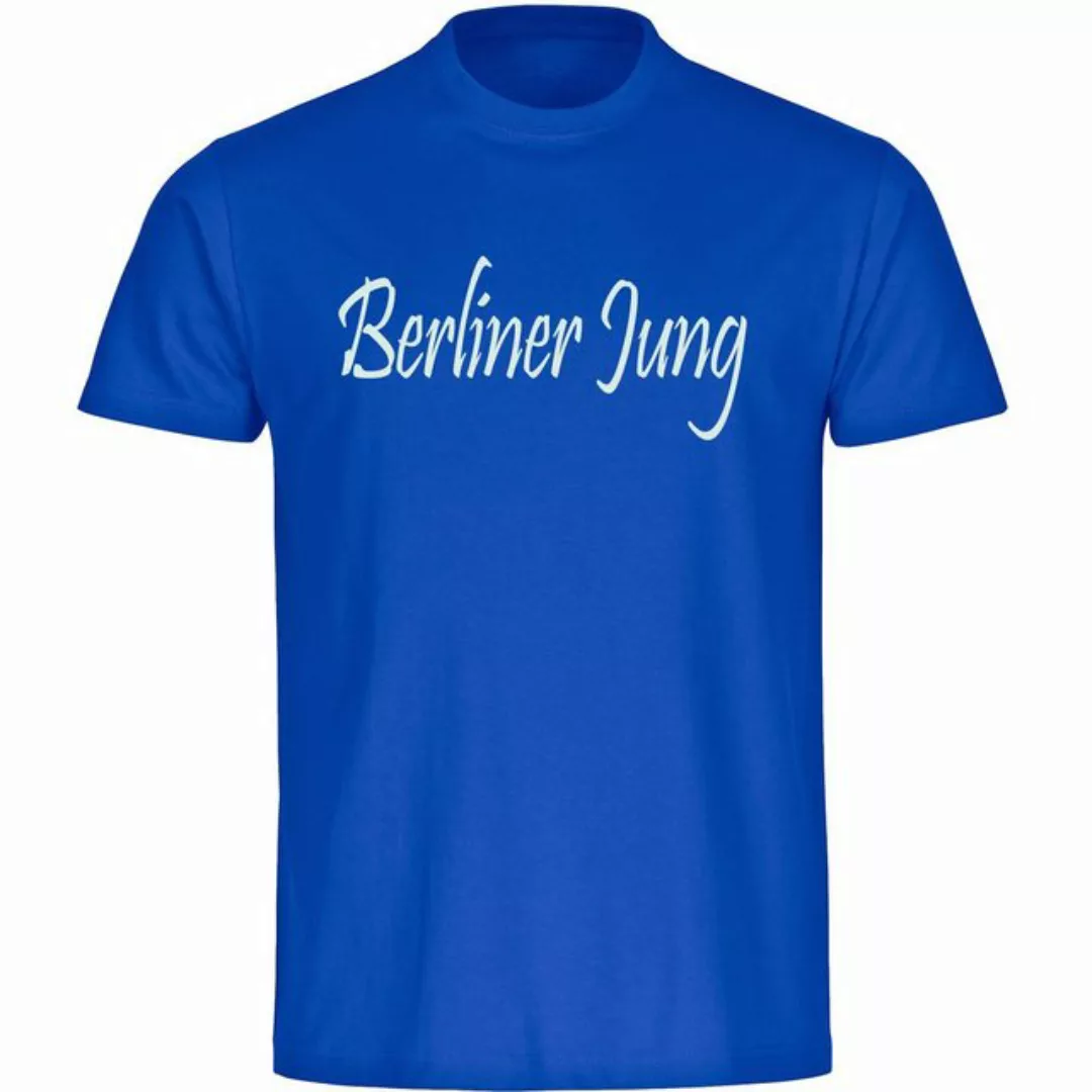 multifanshop T-Shirt Herren Berlin blau - Berliner Jung - Männer günstig online kaufen