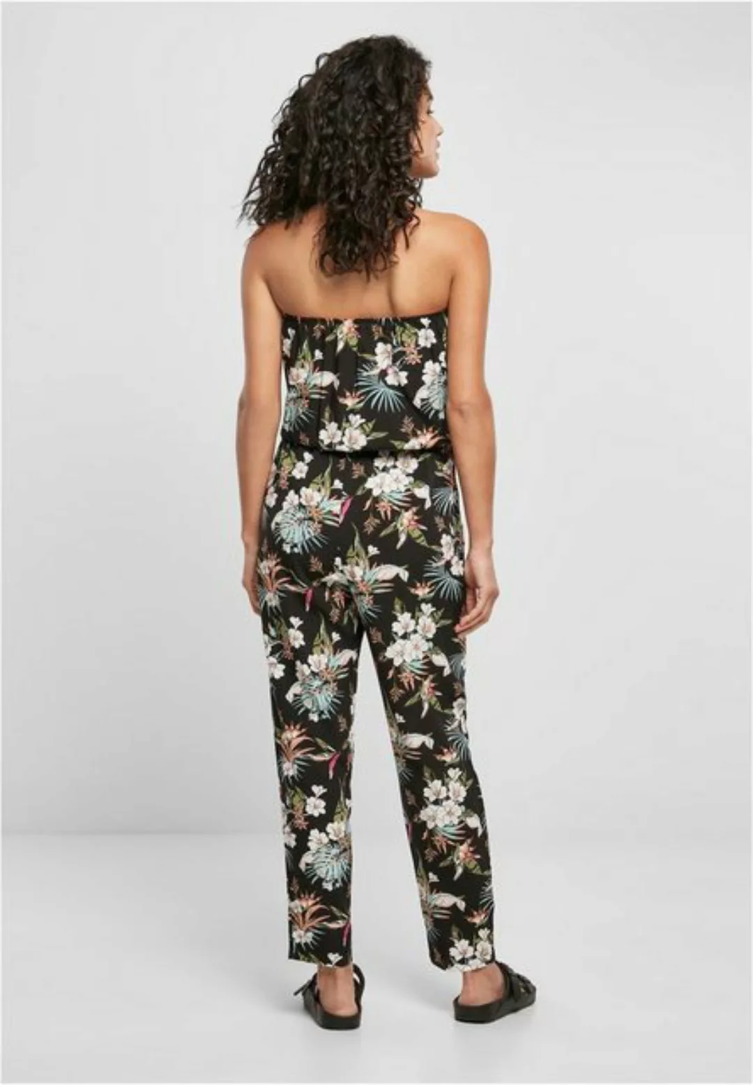 URBAN CLASSICS Jumpsuit "Urban Classics Damen Ladies Viscose Bandeau Jumpsu günstig online kaufen